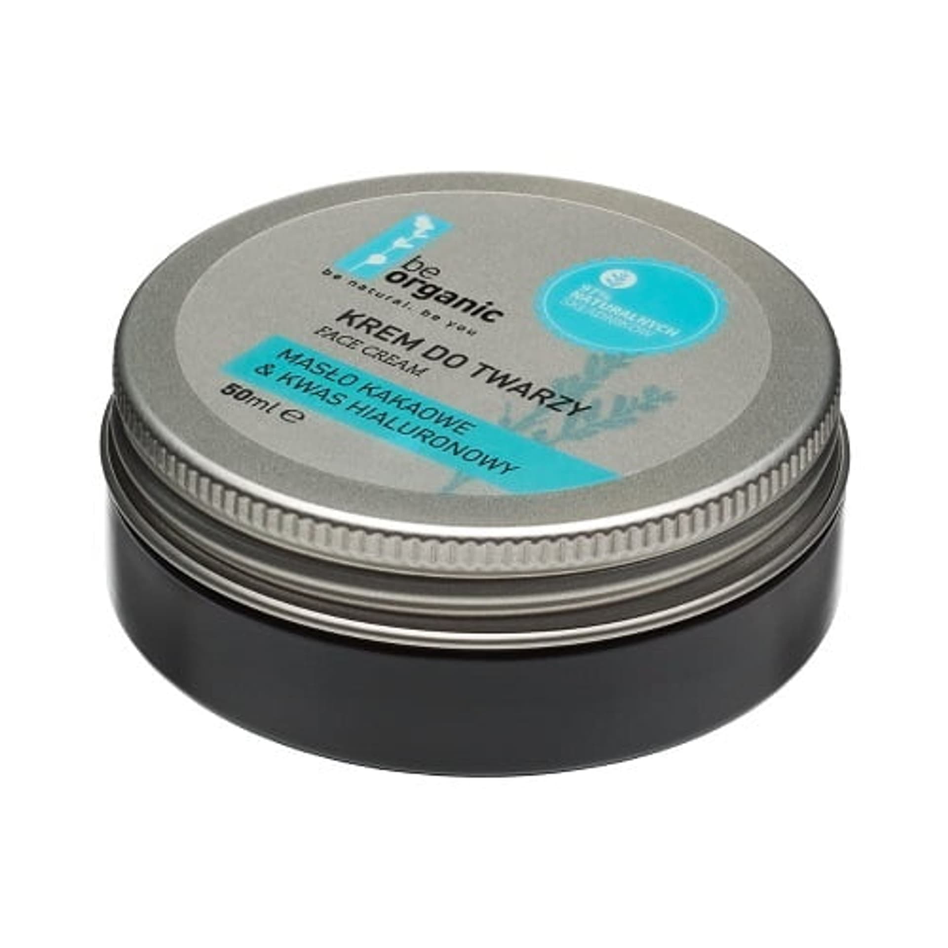 

Be Organic Face Cream nawilżająco-regenerujący krem do twarzy Masło Kakaowe Kwas Hialuronowy 50ml