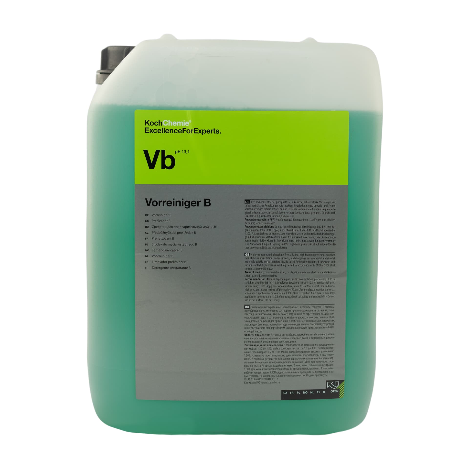 

Koch Chemie Vorreiniger B 11kg - środek do wstępnego mycia lakieru