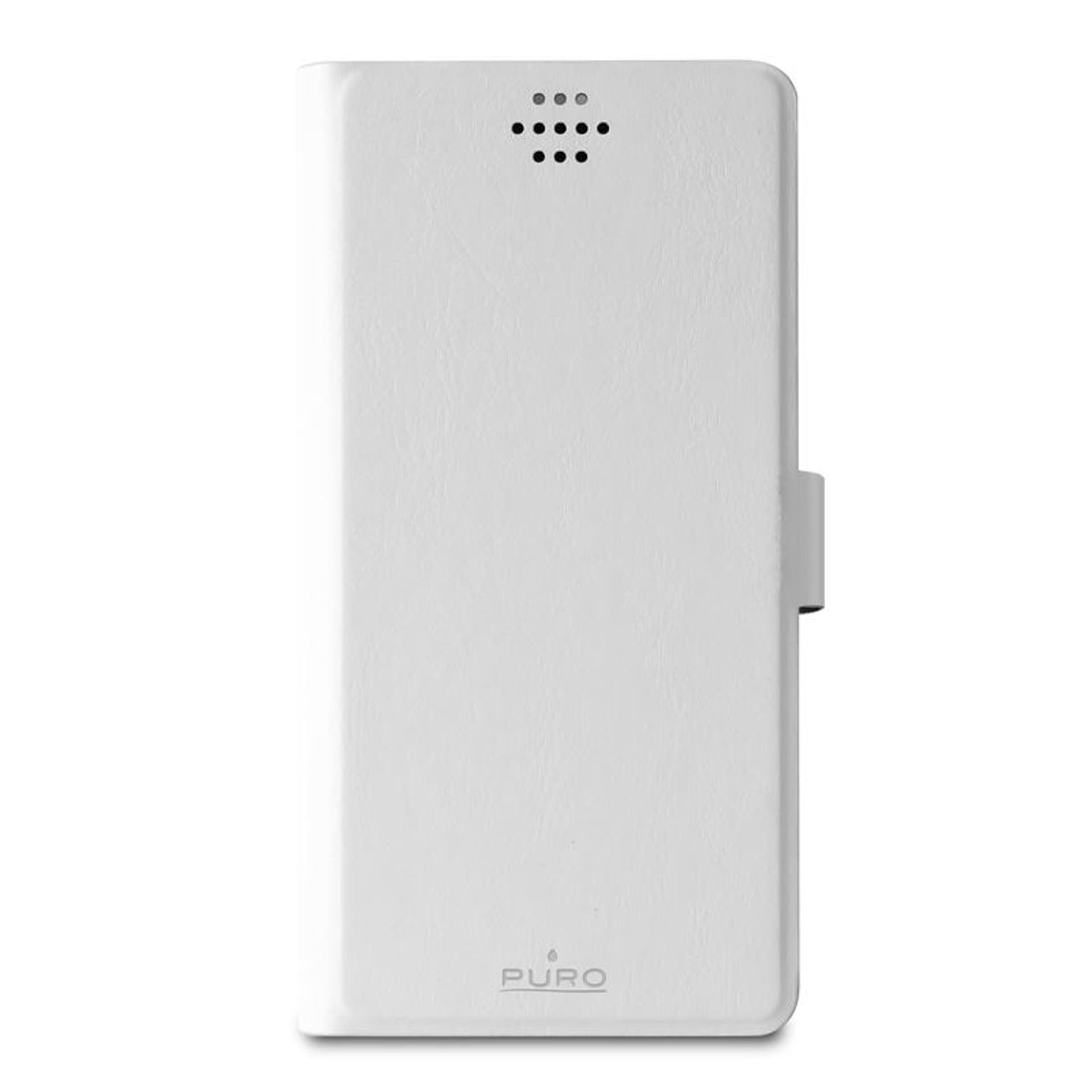

PURO Uniwallet Bi-Color - Uniwersalne etui obrotowe 360° z kieszonkami na karty, rozmiar XXL (biały)