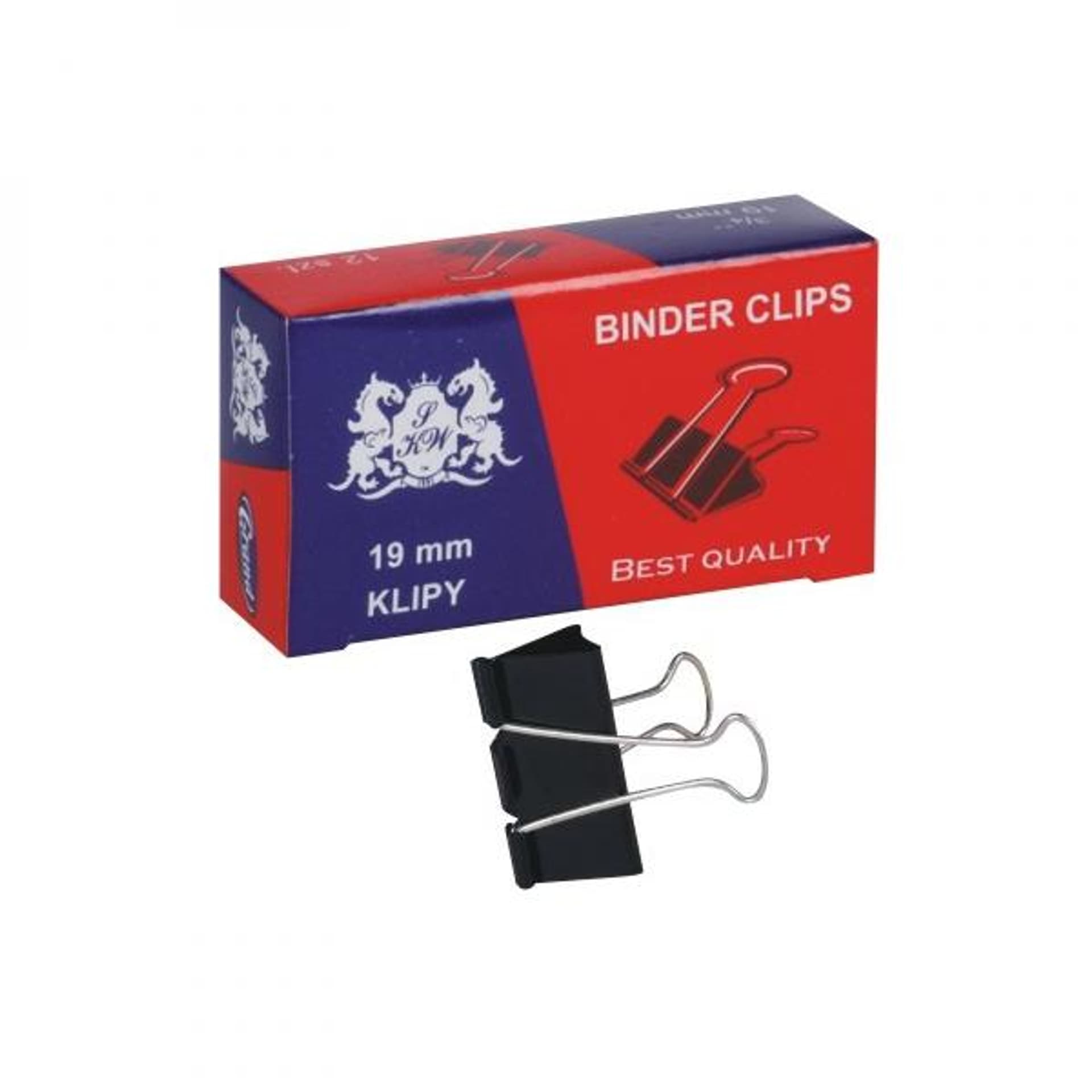 

Klips metalowy, 19mm, 12szt.