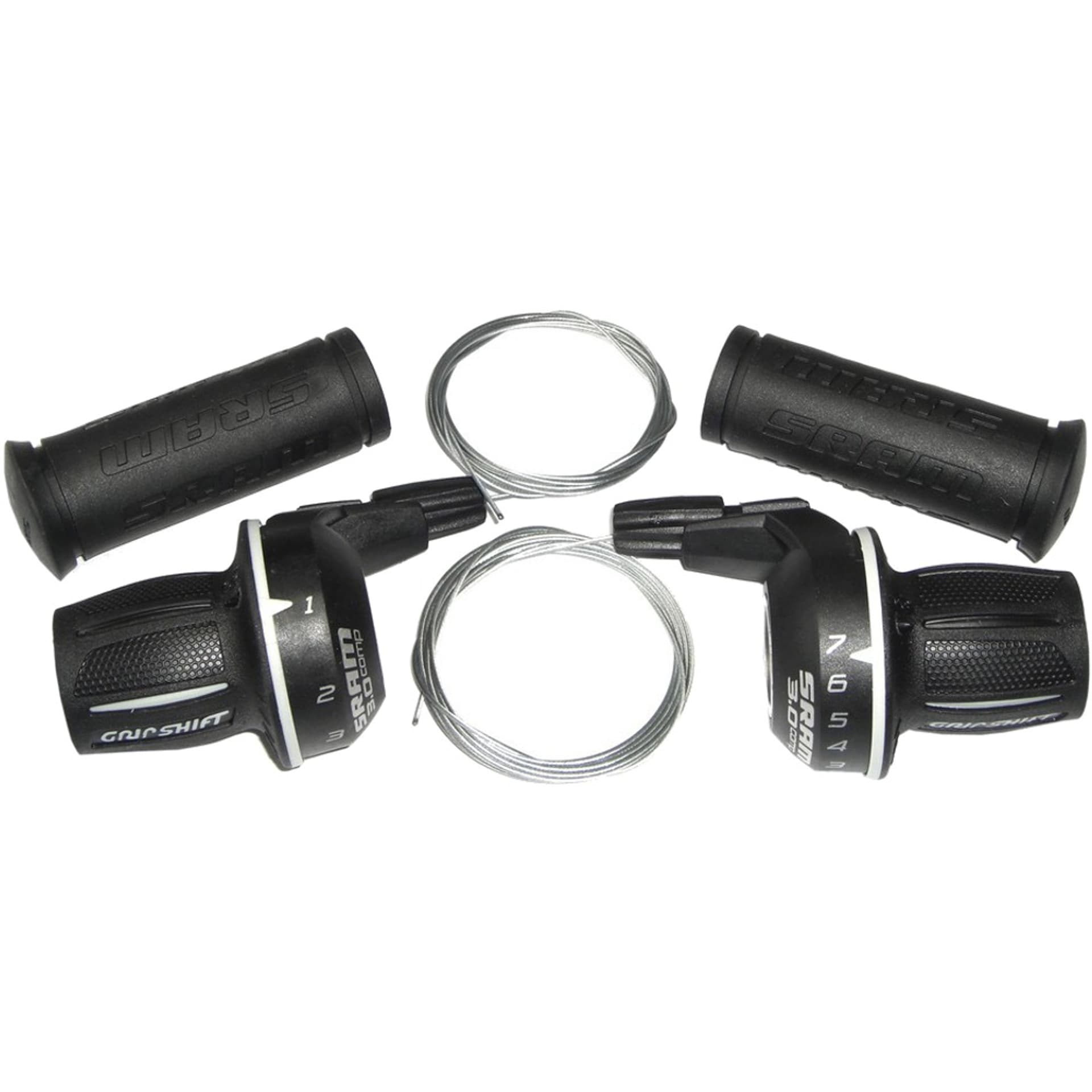 

Komplet manetek przerzutek SRAM Comp Twister 3x7 rz
