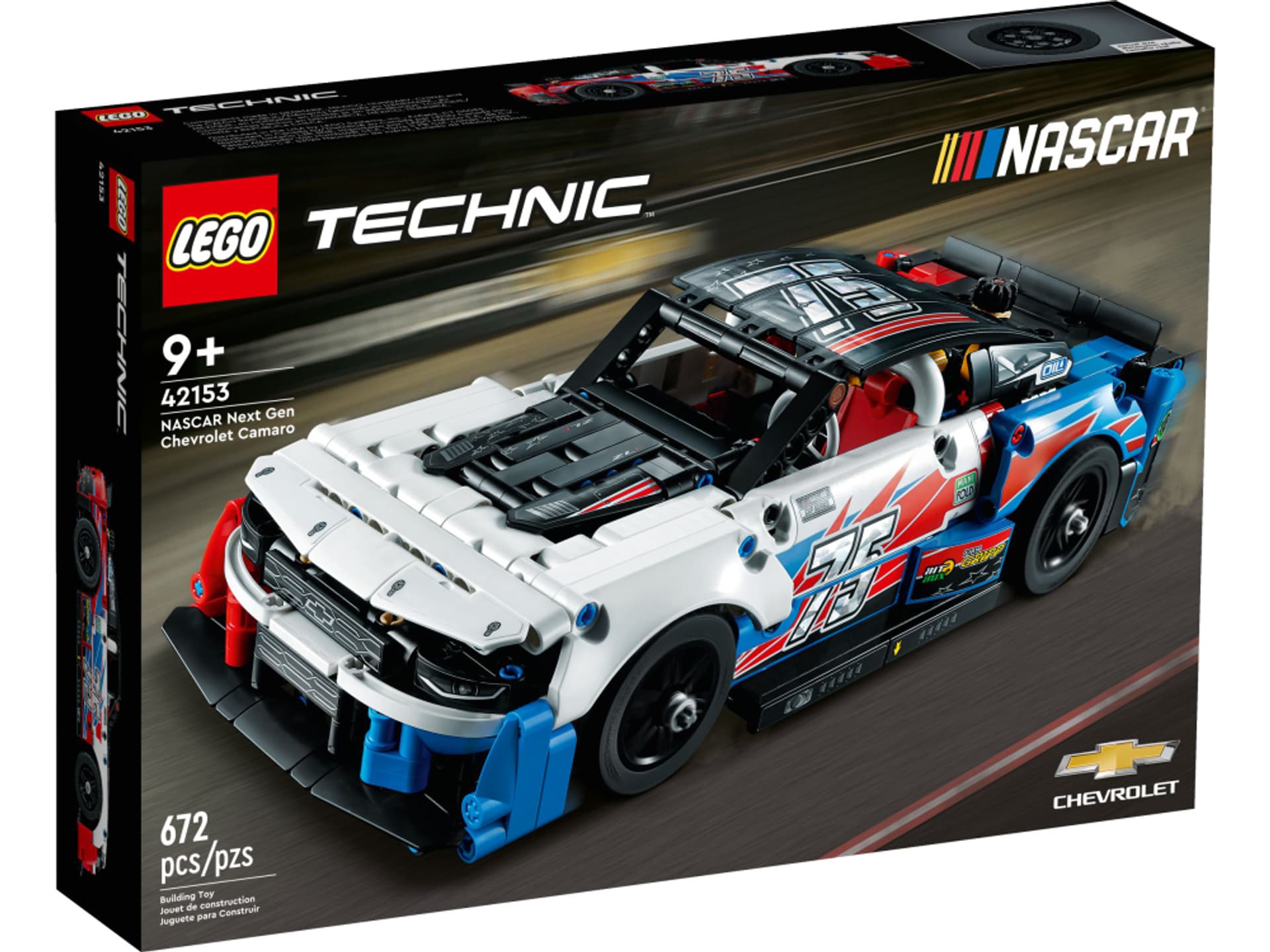 

LEGO LEGO® 42153 Technic - Nowy Chevrolet Camaro ZL1 z serii NASCARTechnic - Nowy Chevrolet Camaro ZL1 z serii NASCAR