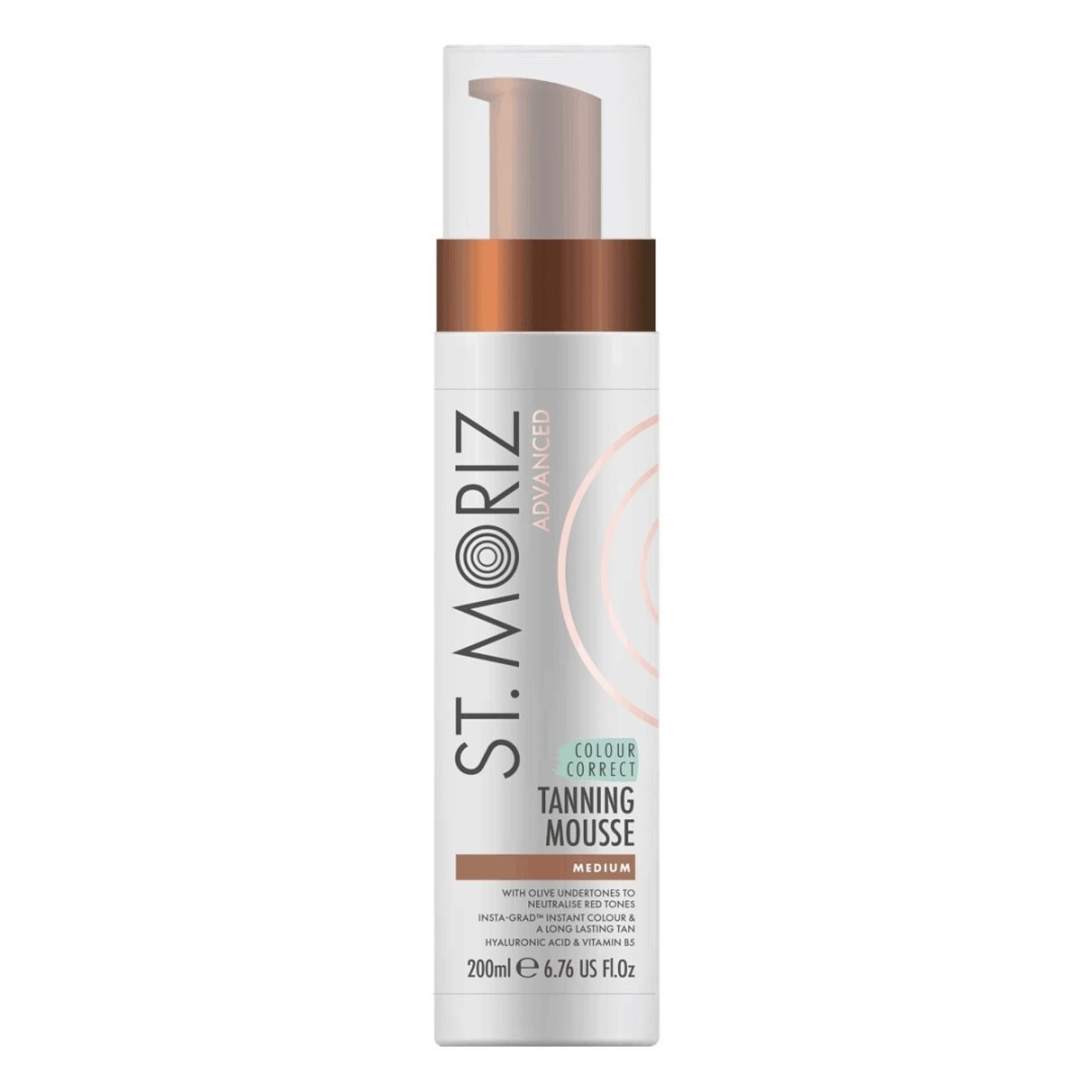 

St.Moriz Advanced Pro Colour Correcting Mousse zaawansowany mus do opalania z efektem korekty koloru Medium 200ml