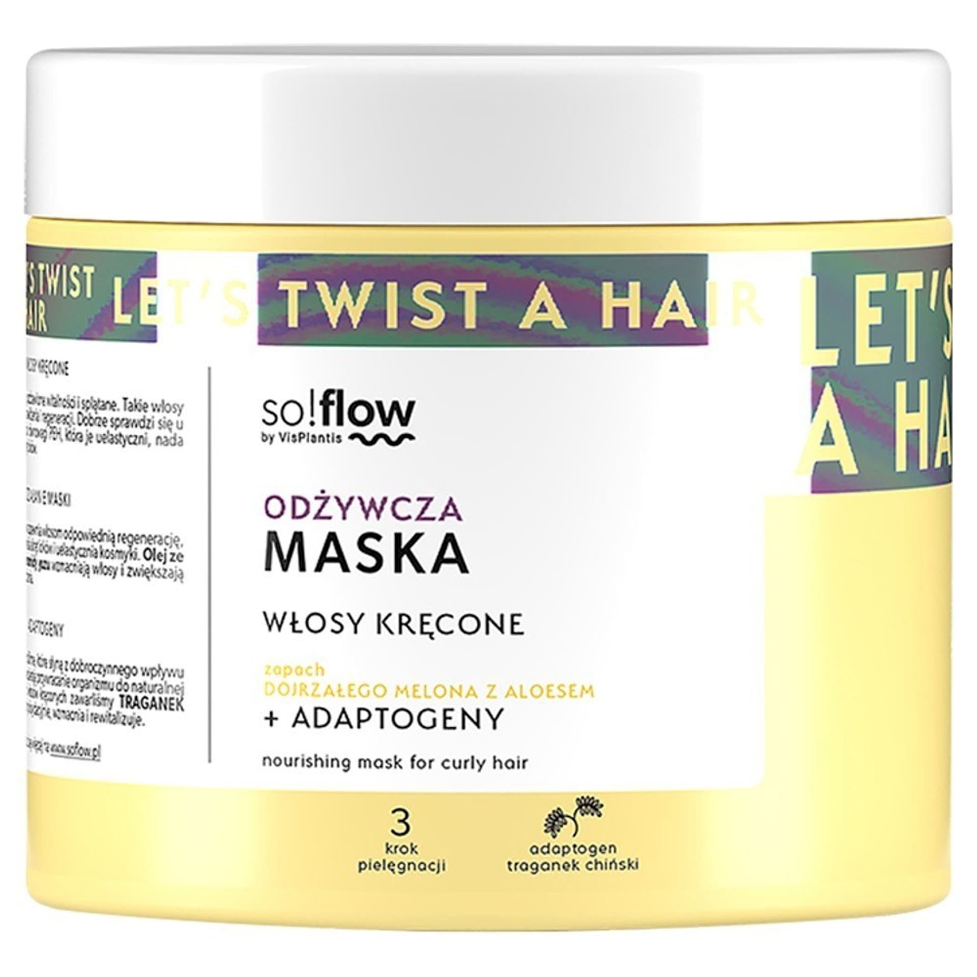 

Vis Plantis So!Flow Odżywcza Maska - do włosów kręconych 400ml