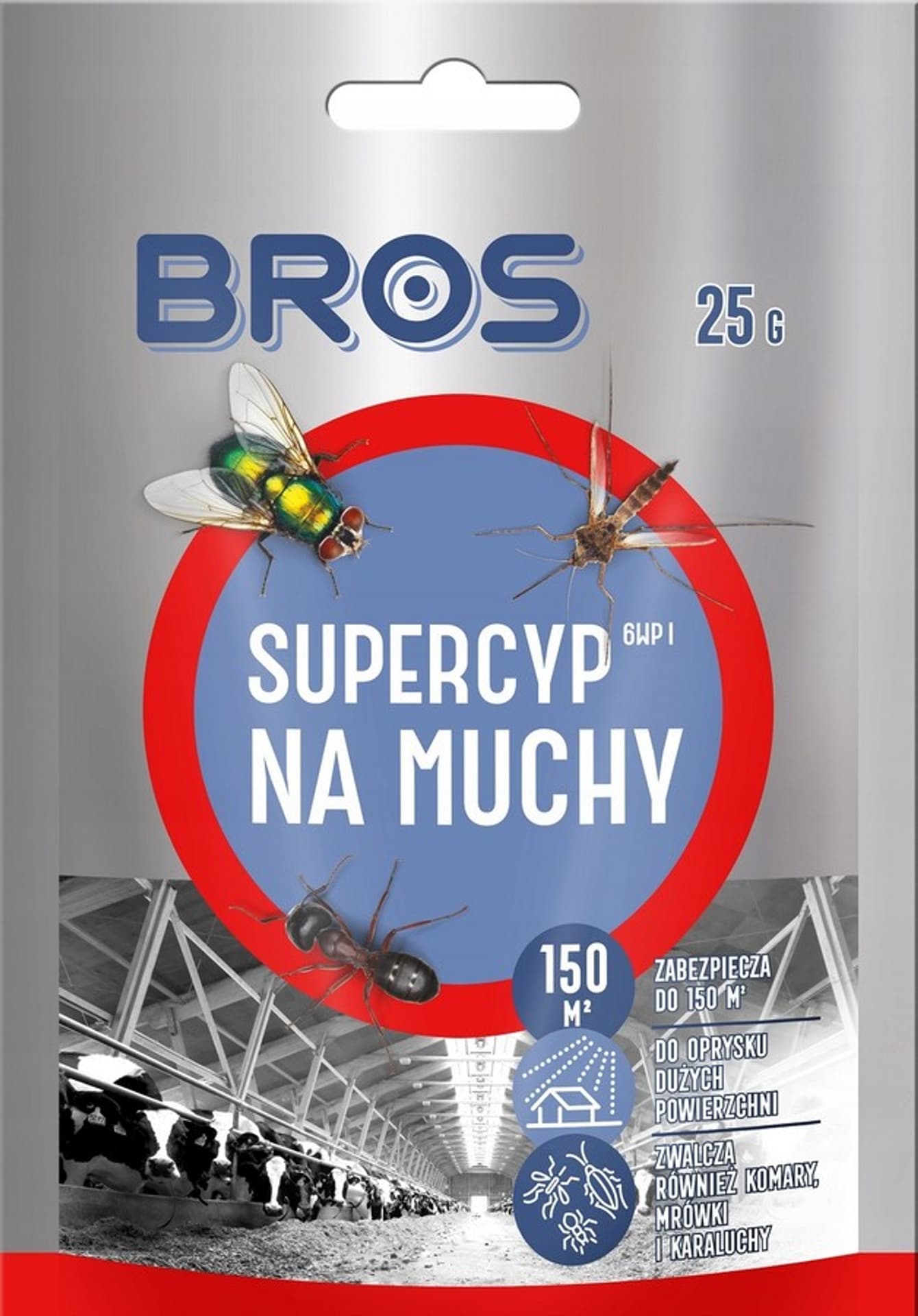 

PREPARAT DO OPRYSKU NA MUCHY 25G - SUPERCYP 6WP