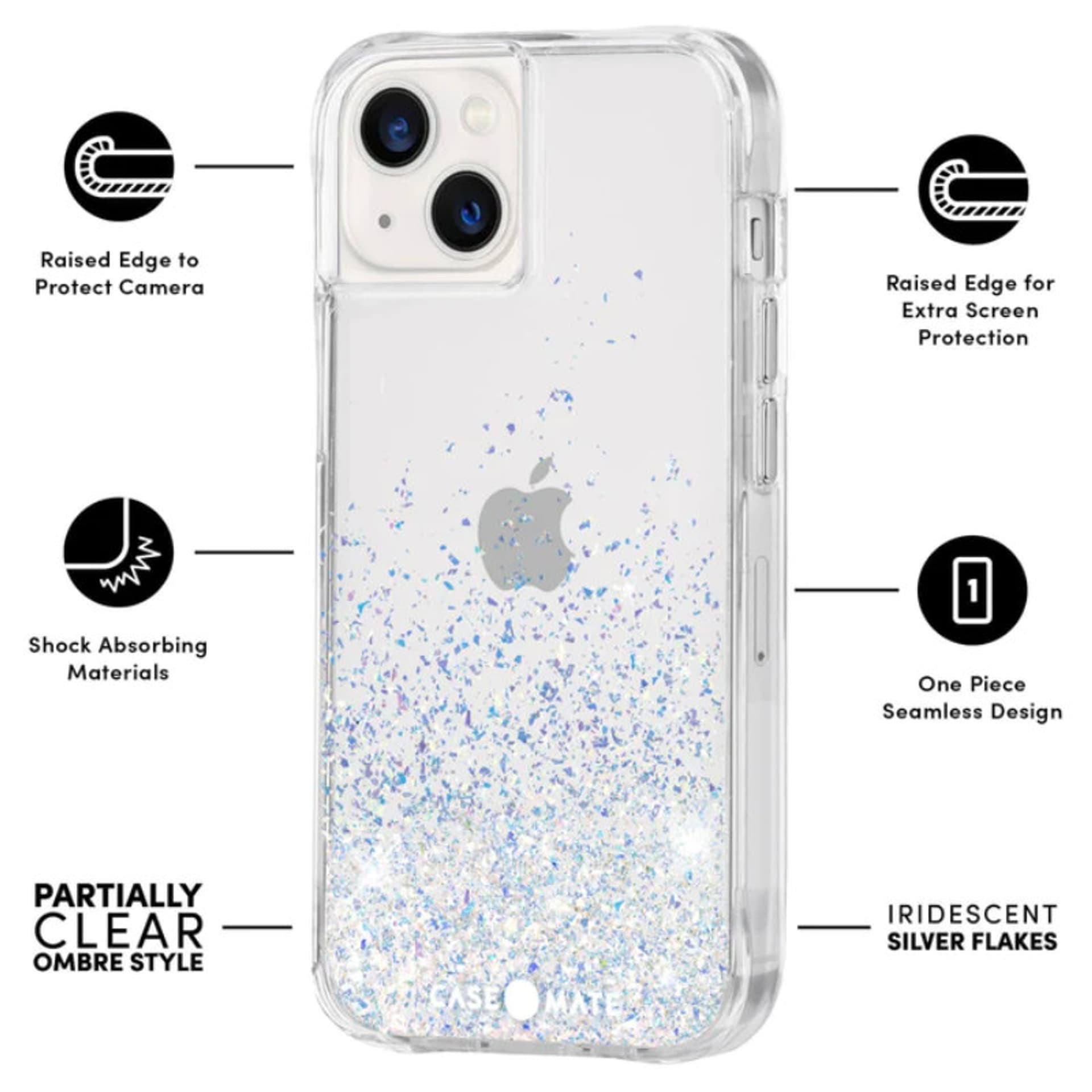 

Case-Mate Twinkle Ombre - Etui iPhone 13 (Stardust)