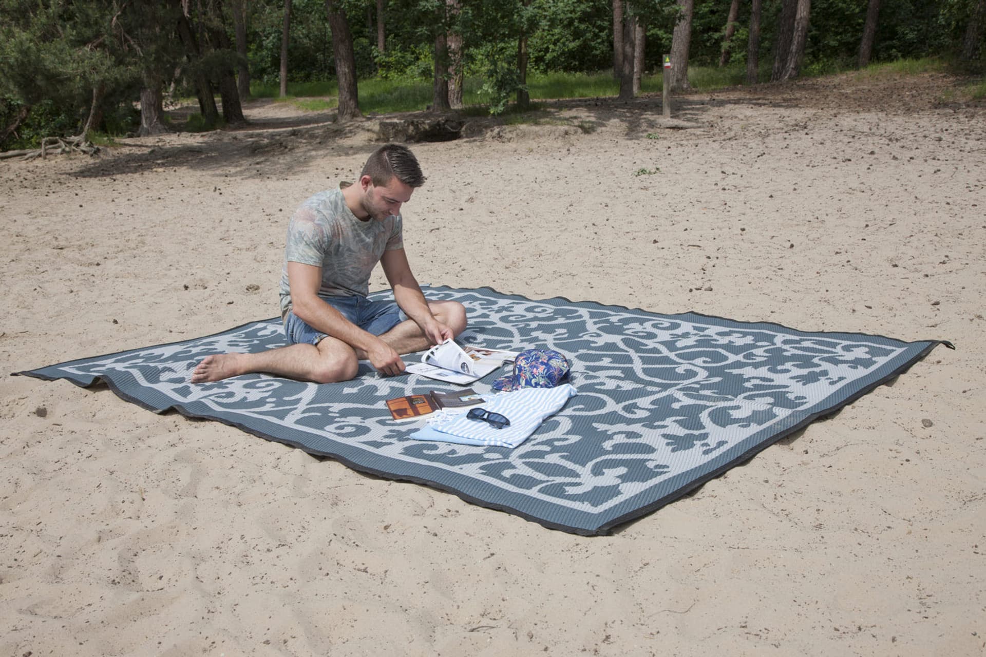 

Mata piknikowa dwustronna CHILL MAT XXL 2x2|7m SZAMPAŃSKA