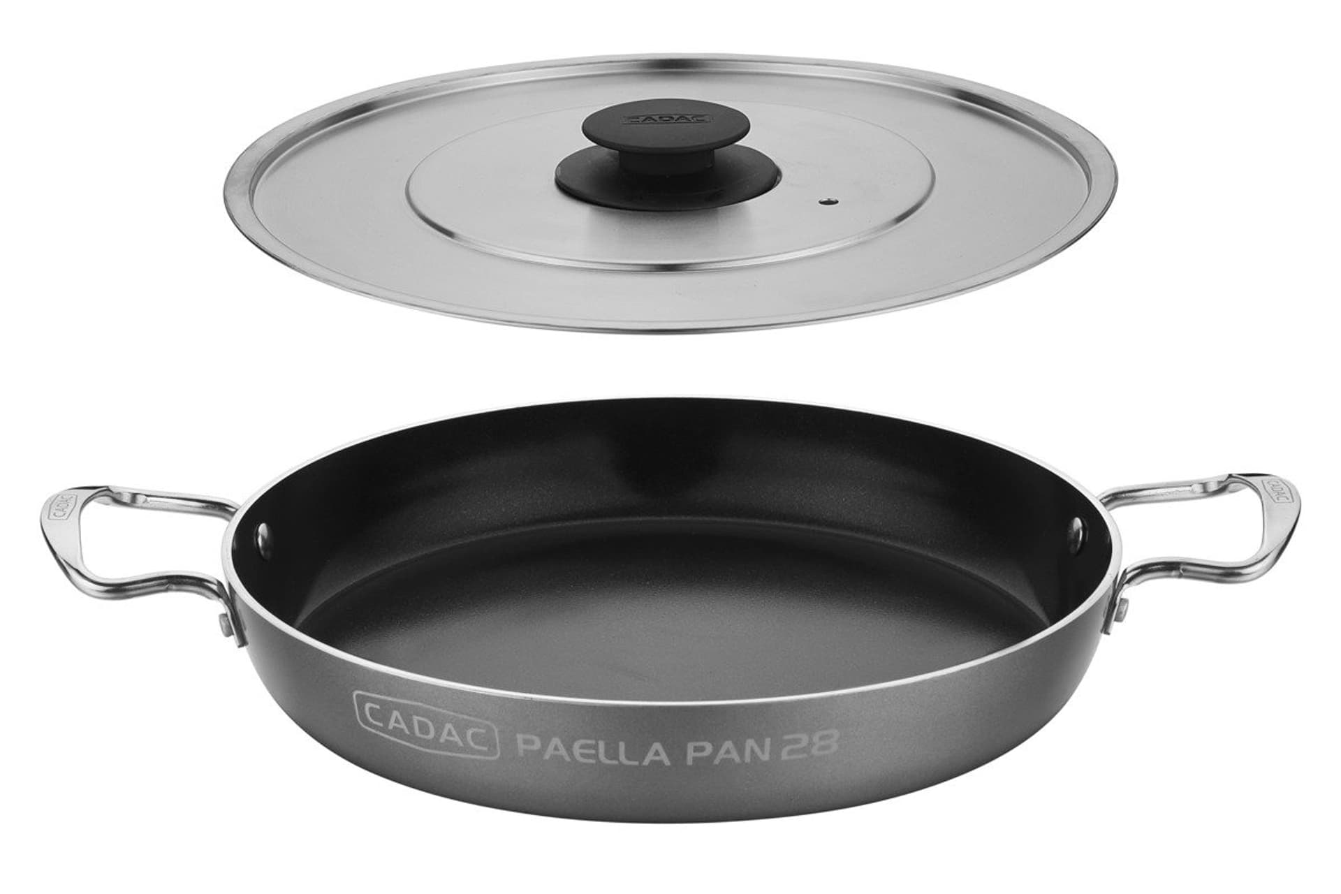 

Patelnia z pokrywką CADAC 28cm z powłoką GreenGrill® do Safari Chef