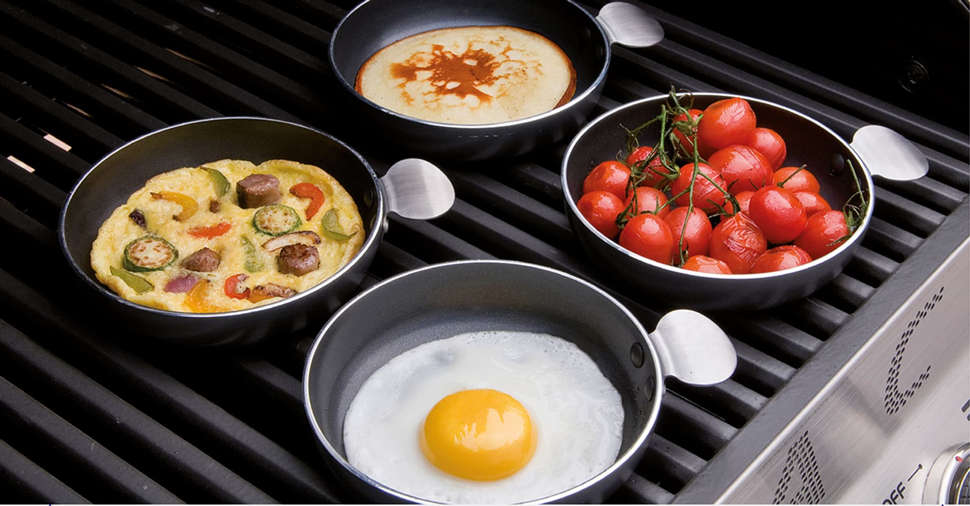 

Patelnie mini 4 szt CADAC TAPAS z powłoką GreenGrill®