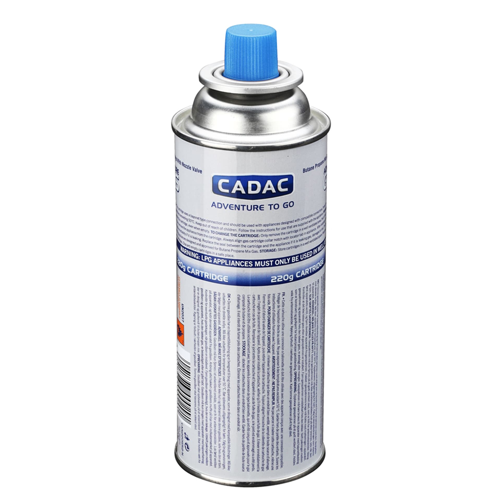 

Kartusz gazowy z kołnierzem CADAC pojemność 400 ml