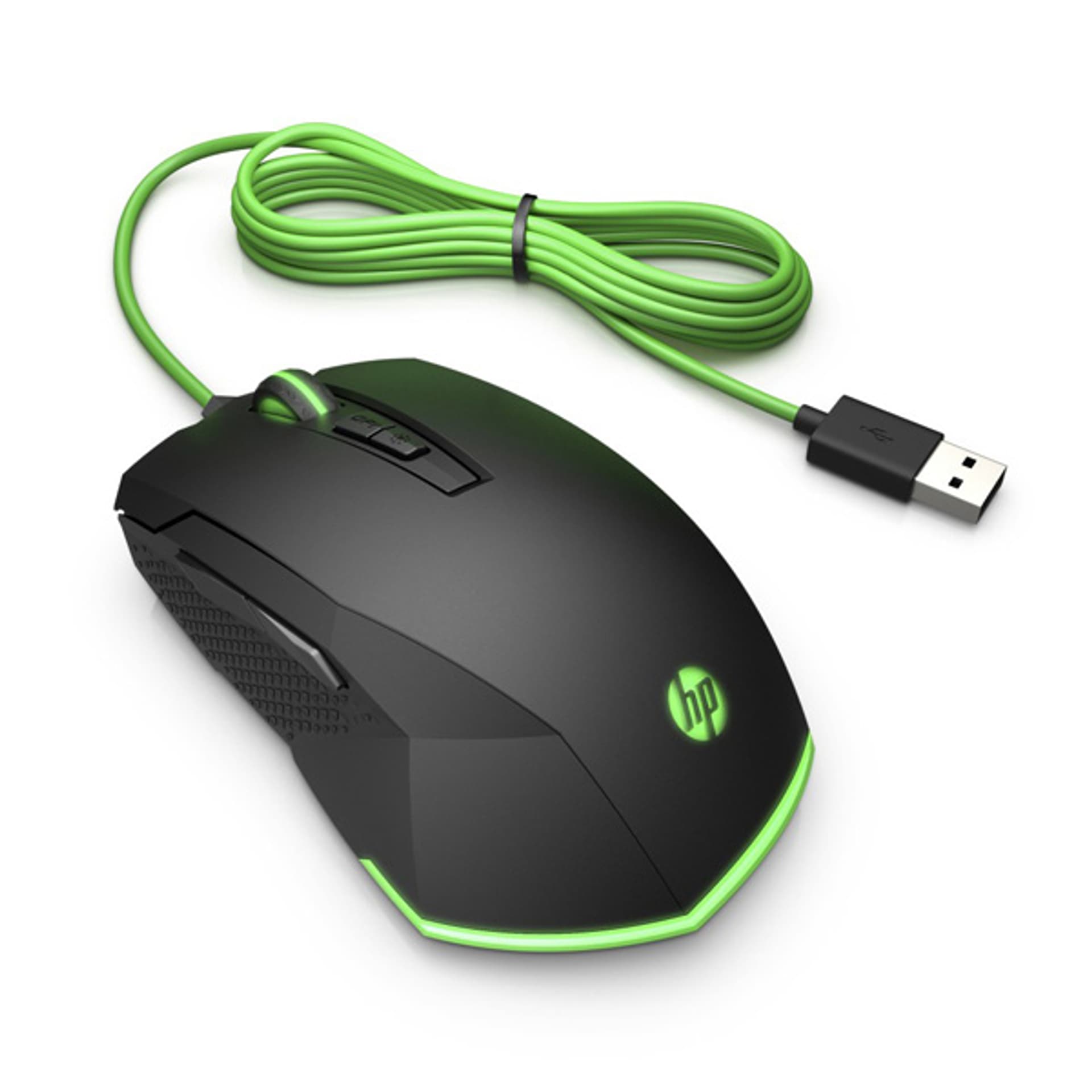 

HP Mysz Pavilion 200, 3200DPI, optyczna, 7kl., przewodowa USB, czarna, RGB