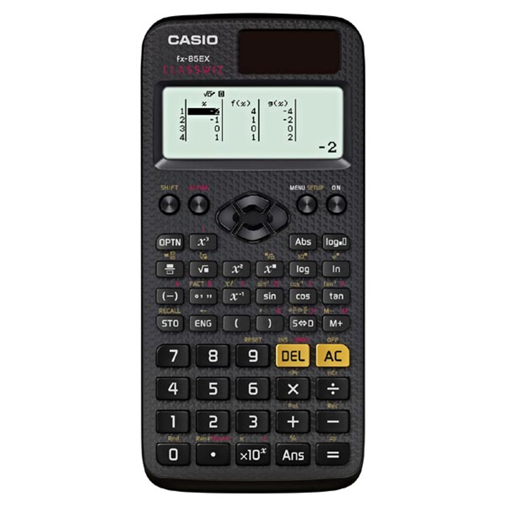 

Casio Kalkulator FX 85 EX, czarna, szkolny, 10 cyfr