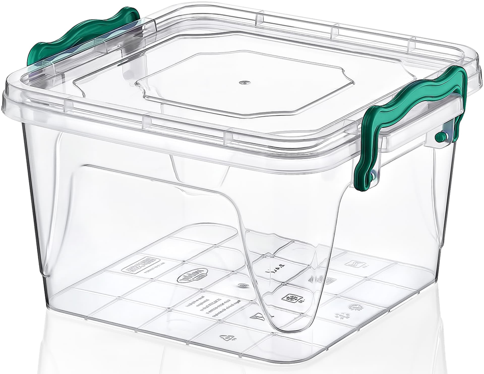 

Pojemnik plastikowy 2,4L KWADRAT MULTI BOX z pokrywką