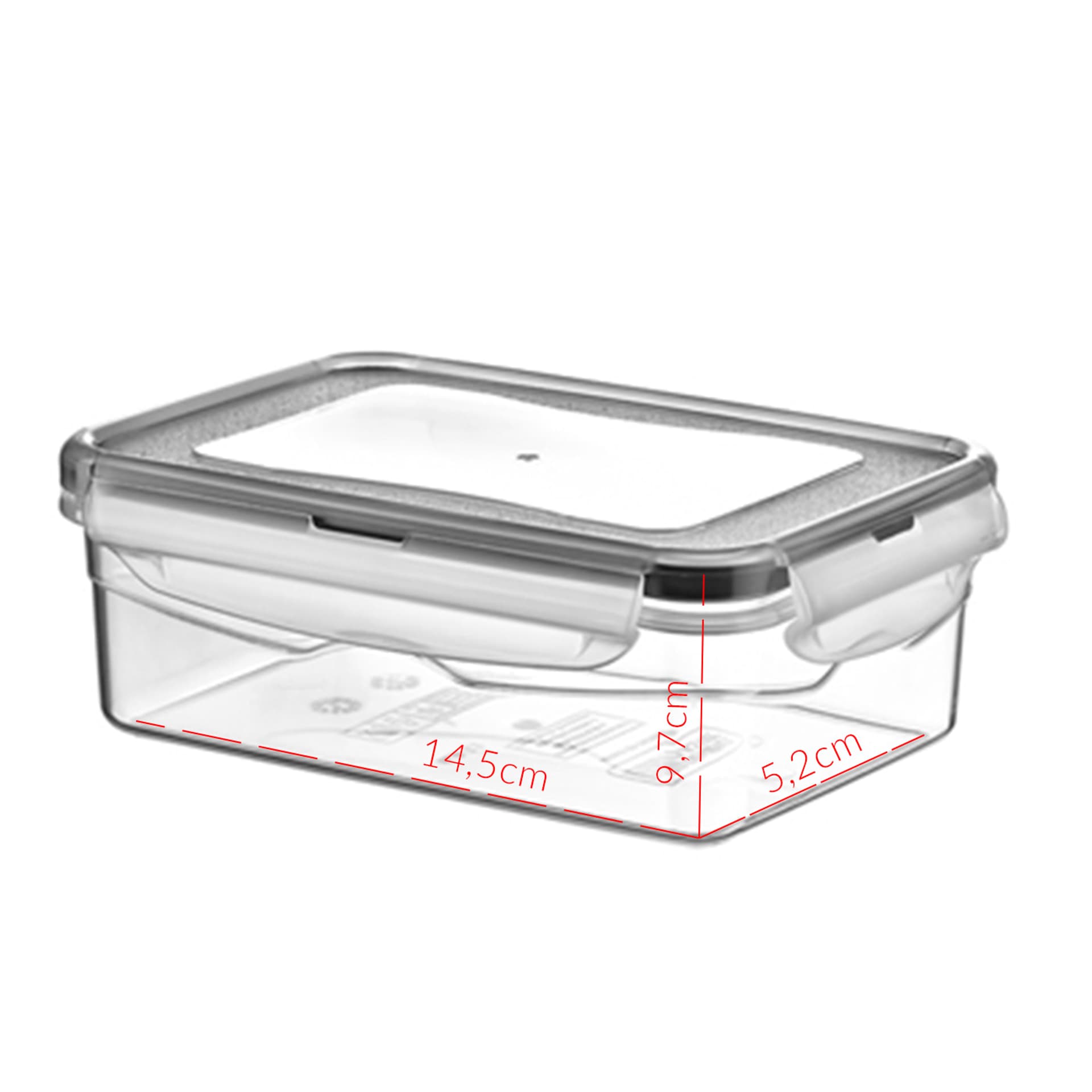 

Pojemnik plastikowy 400ml PROSTOKĄT SAVER BOX z pokrywką