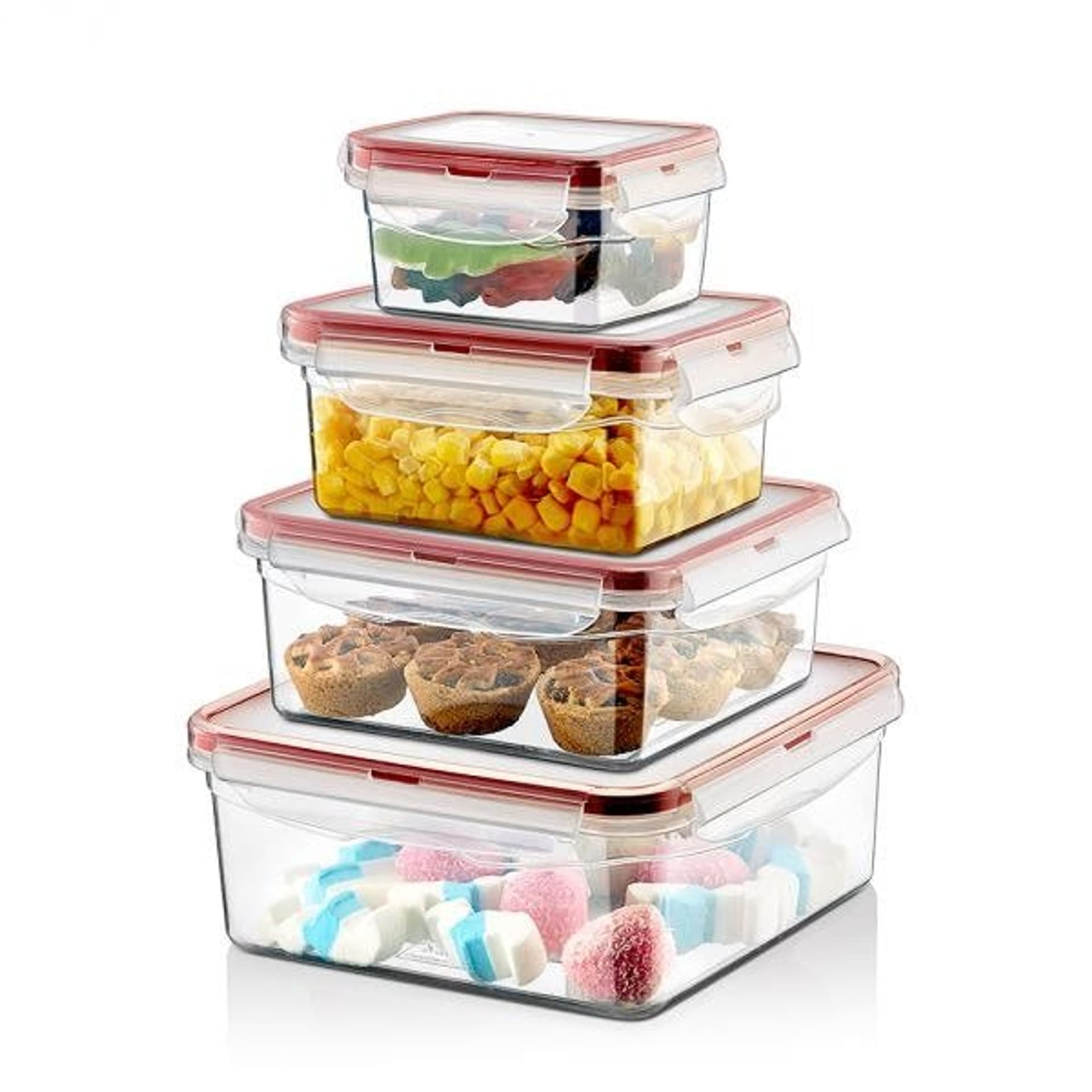 

Pojemnik plastikowy 2,3L KWADRAT SAVER BOX z pokrywką