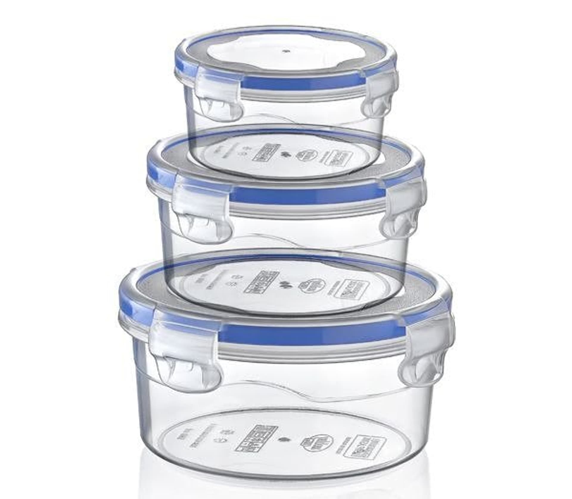 

Pojemnik plastikowy 250ml OKRĄGŁY SAVER BOX z pokrywką