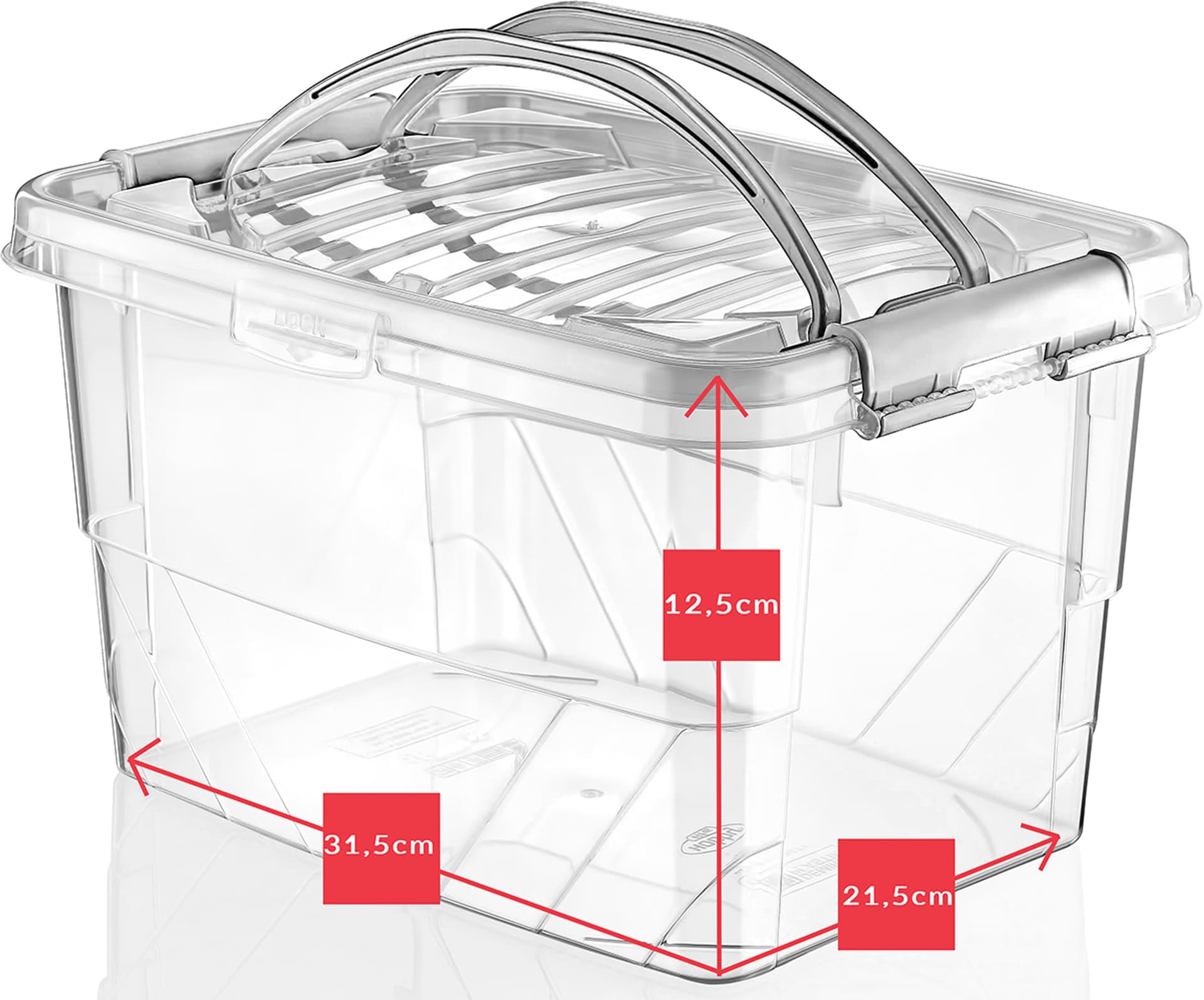 

Pojemnik plastikowy 5,0L PROSTOKĄT MULTI BOX z pokrywką i uchwytem