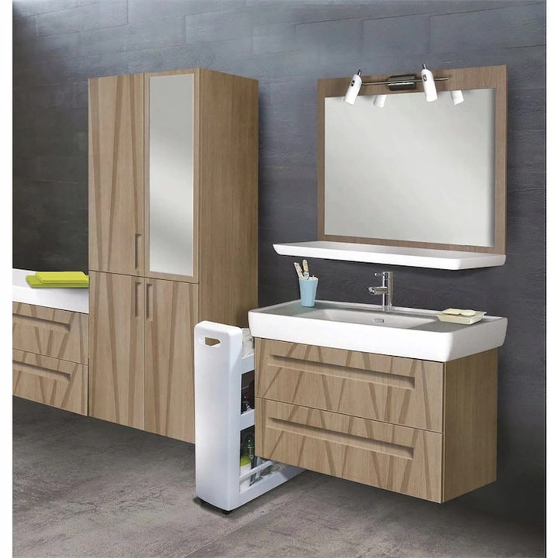 

Szafka uniwersalna na kółkach ANTRACYT