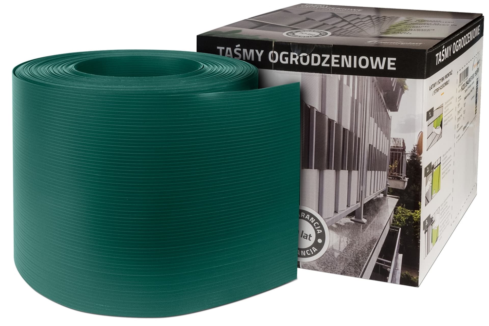 

Taśma ogrodzeniowa ROLKA 26mb SMART 19cm PROTECTO ZIELONA