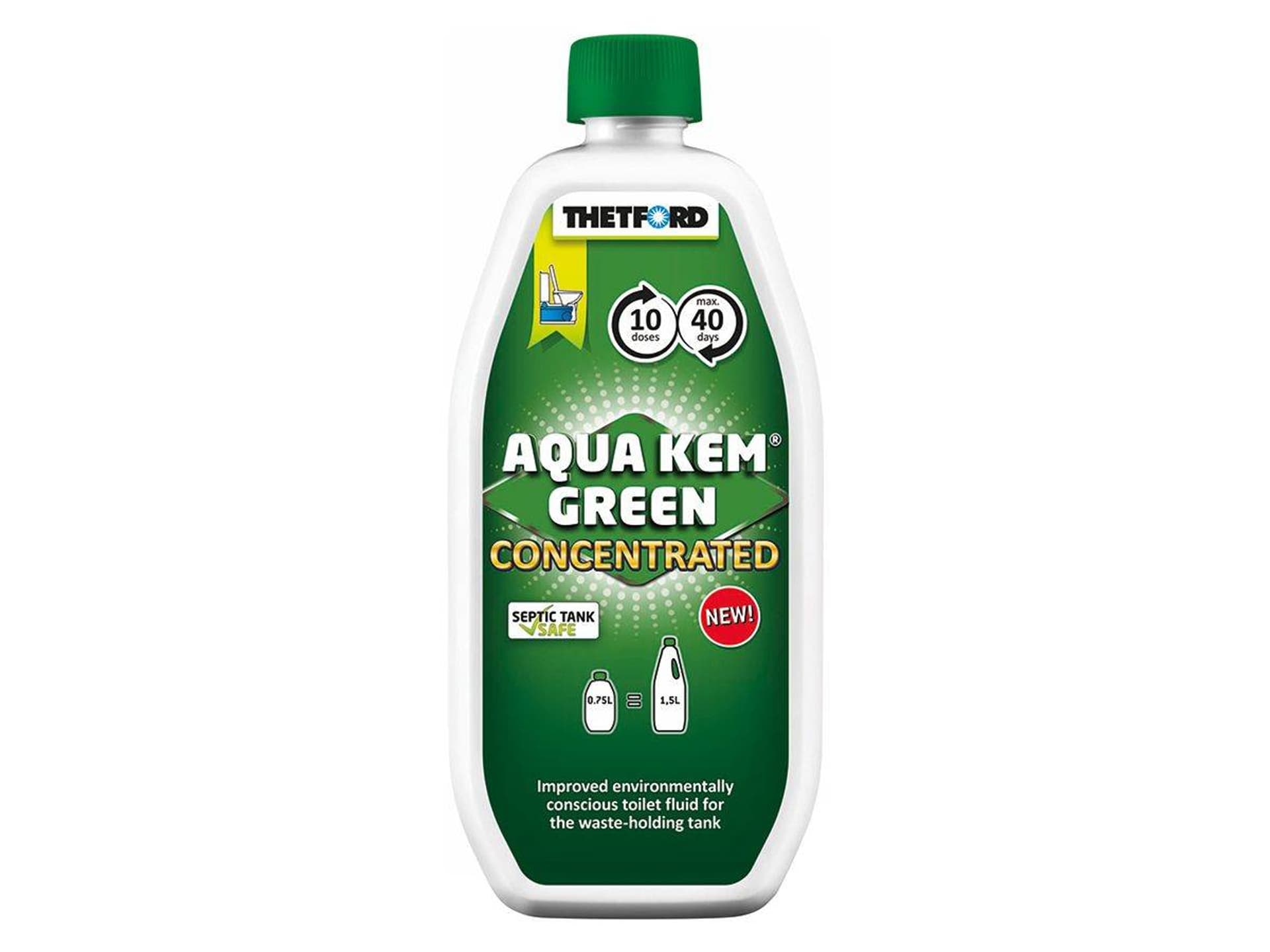 

Płyn 0,75L do toalet turystycznych THETFORD AQUA KEM GREEN KONCENTRAT