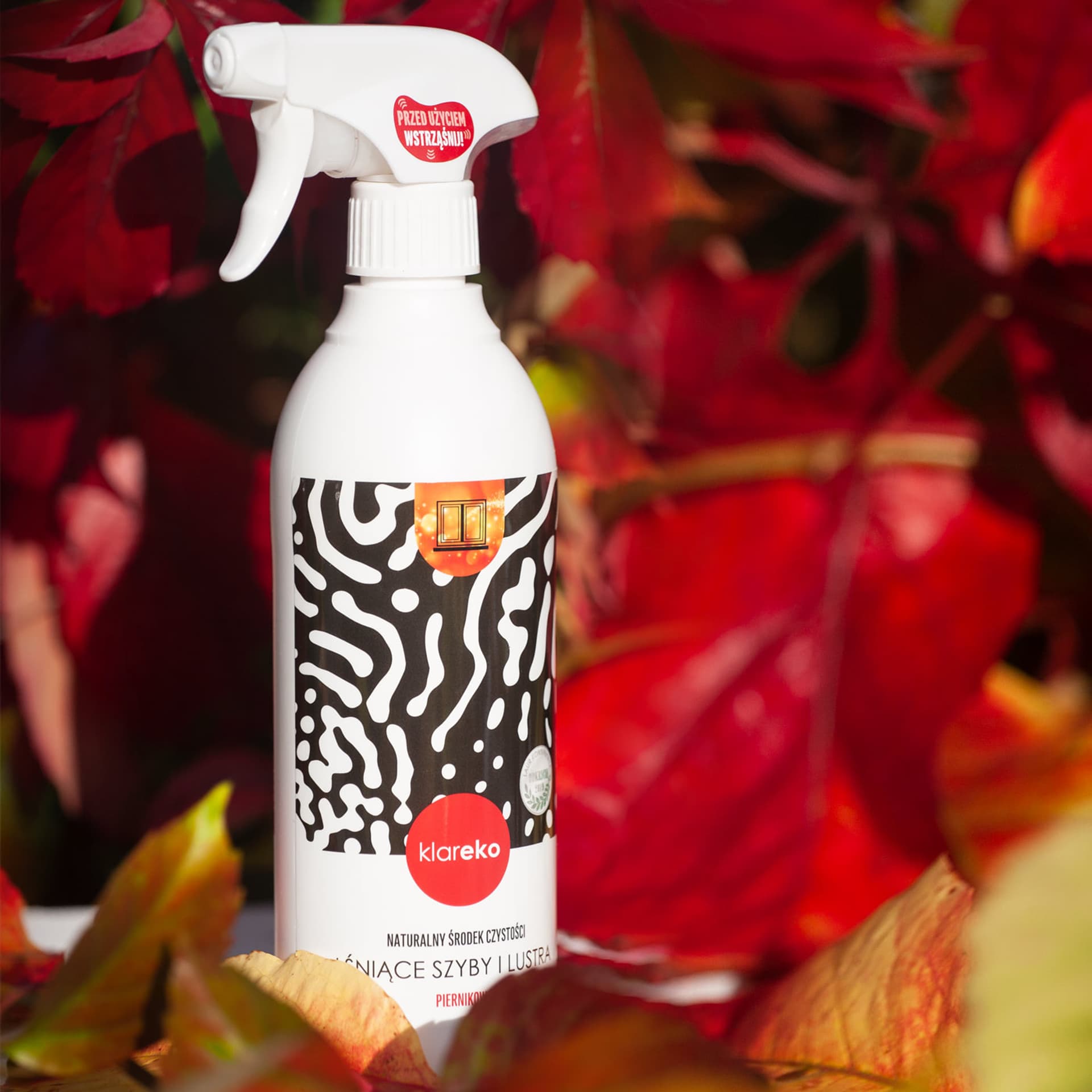 

Płyn do mycia szyb i luster piernikowy butelka 500ml KLAREKO