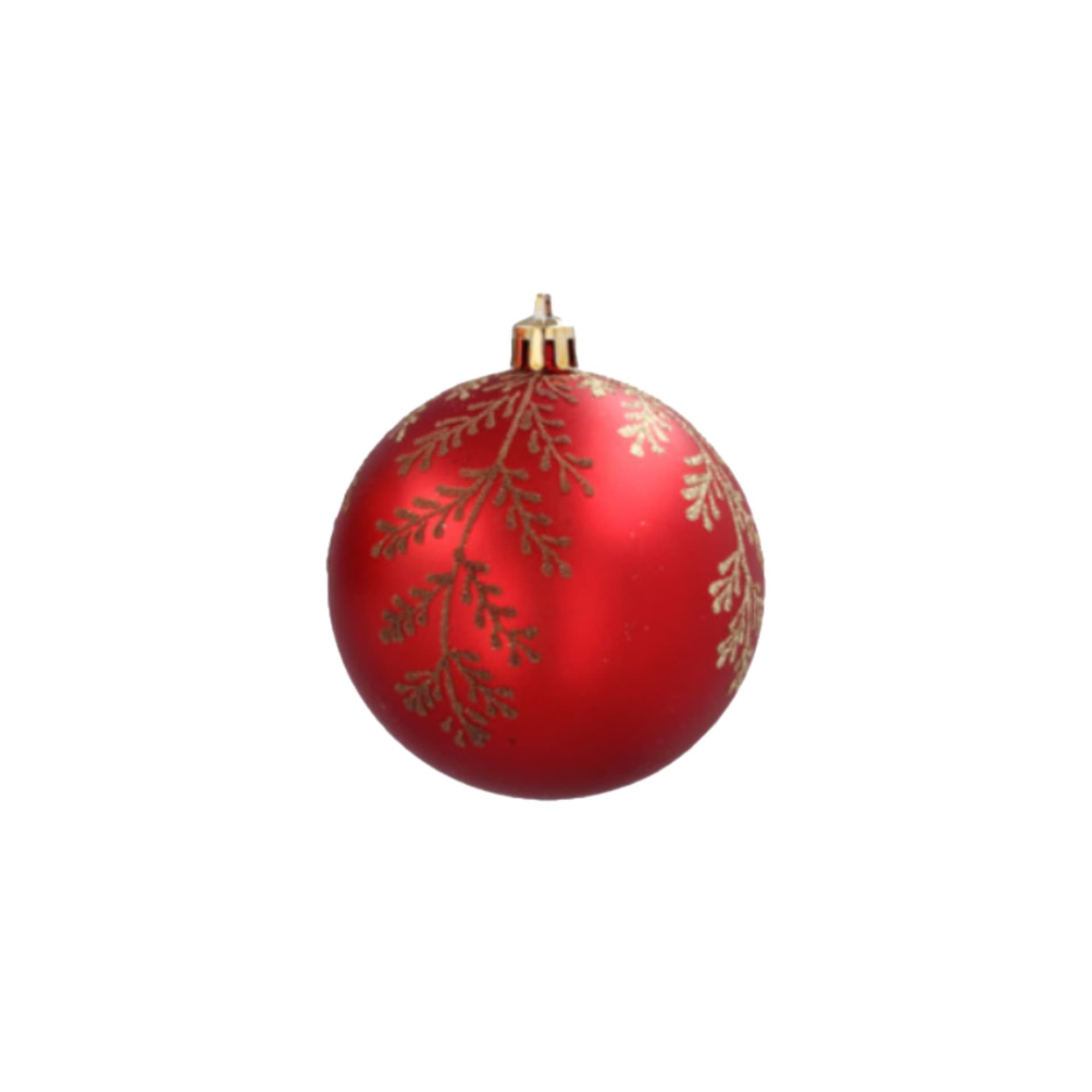 

Bombki choinkowe 8cm kpl 6 szt CZERWONE W3
