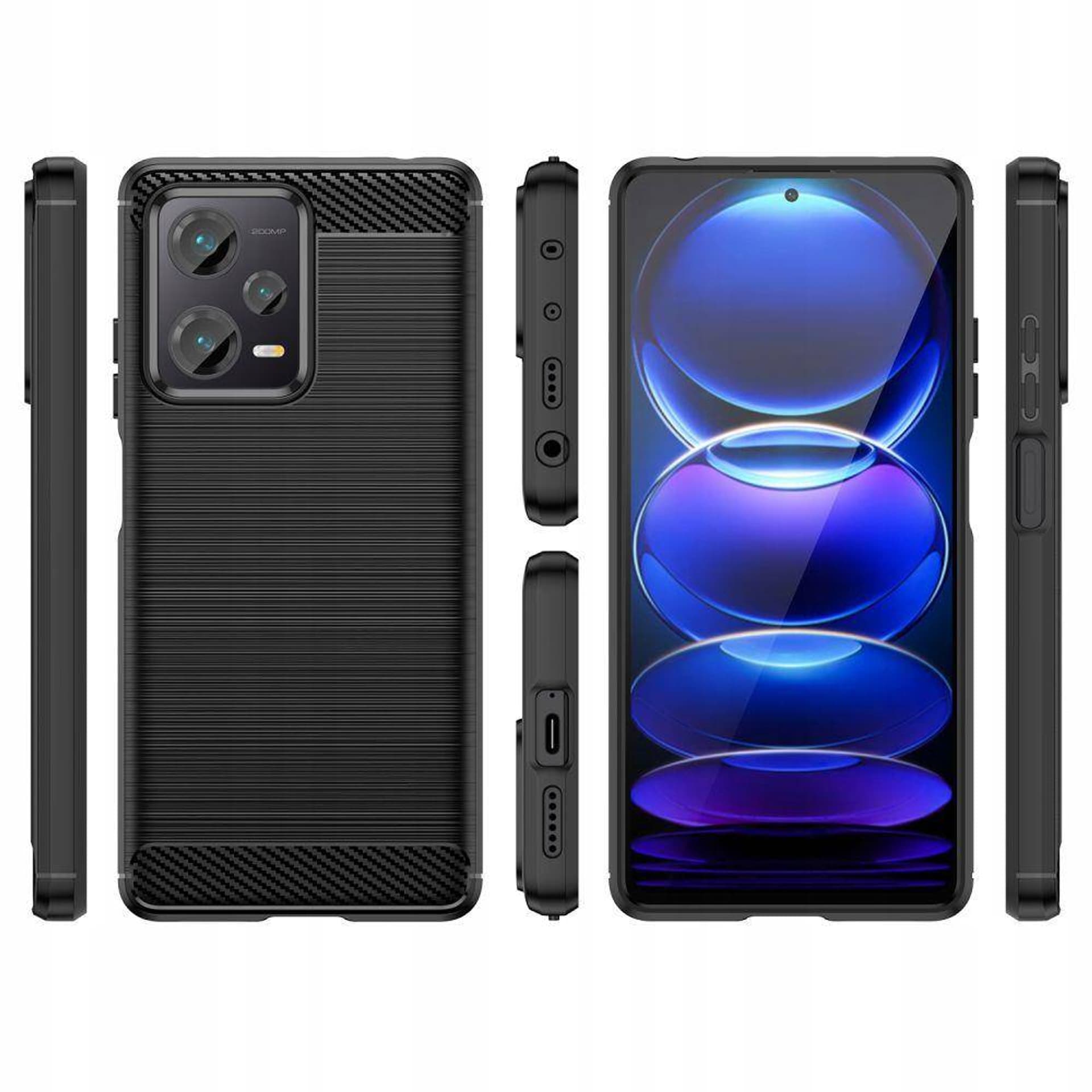 

Etui XIAOMI REDMI NOTE 12 5G / POCO X5 5G Tech-Protect TPU Carbon czarne