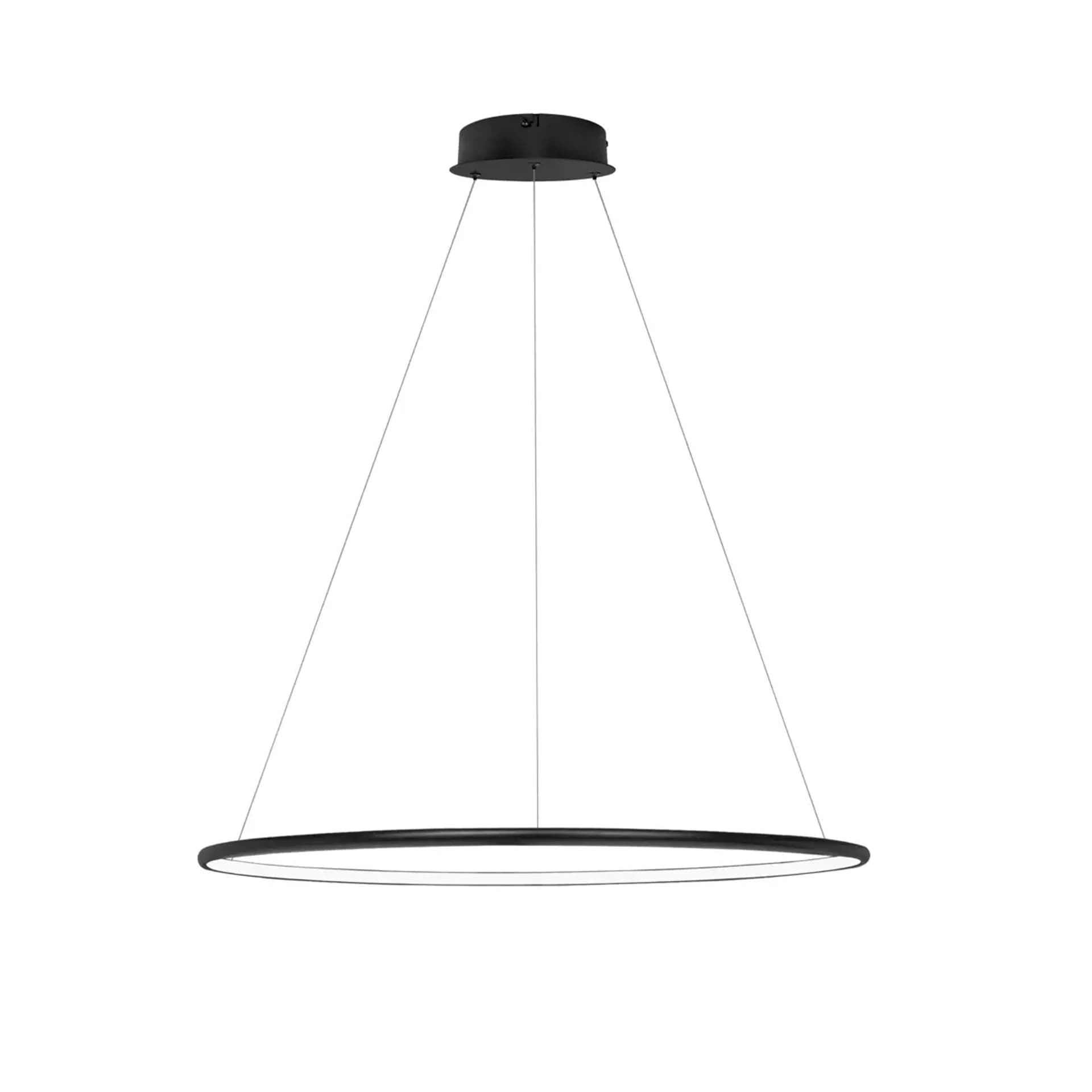

Lampa wisząca Ledowe Okręgi No.1 Φ80 cm in 3k 43W czarna Altavola Design (Barwa światła delikatnie ciepła, Kierunek padania światła do wewnątrz, Kolor Czarny, Możliwość ściemniania nie)