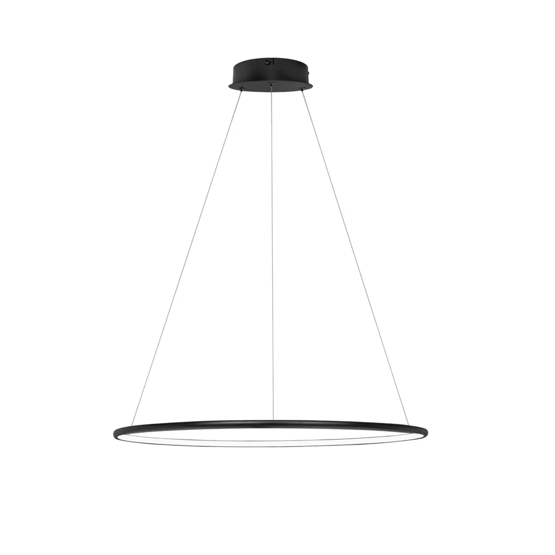

Lampa wisząca Ledowe Okręgi No.1 Φ60 cm in 3k 32W czarna Altavola Design (Barwa światła delikatnie ciepła, Kierunek padania światła do wewnątrz, Kolor Czarny, Możliwość ściemniania nie)