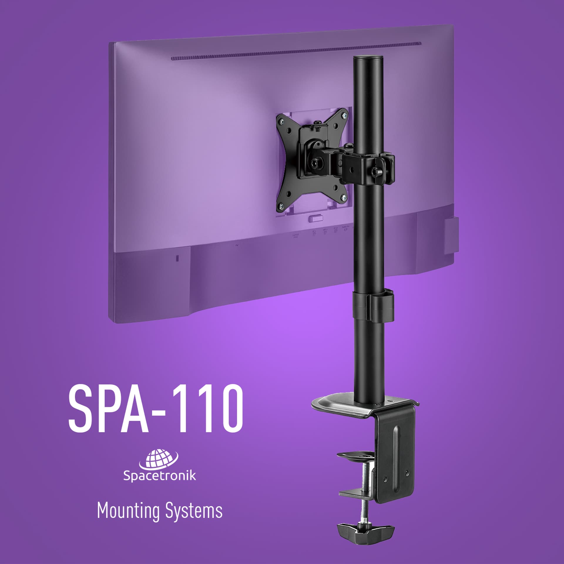 

Uchwyt monitora Spacetronik SPA-110