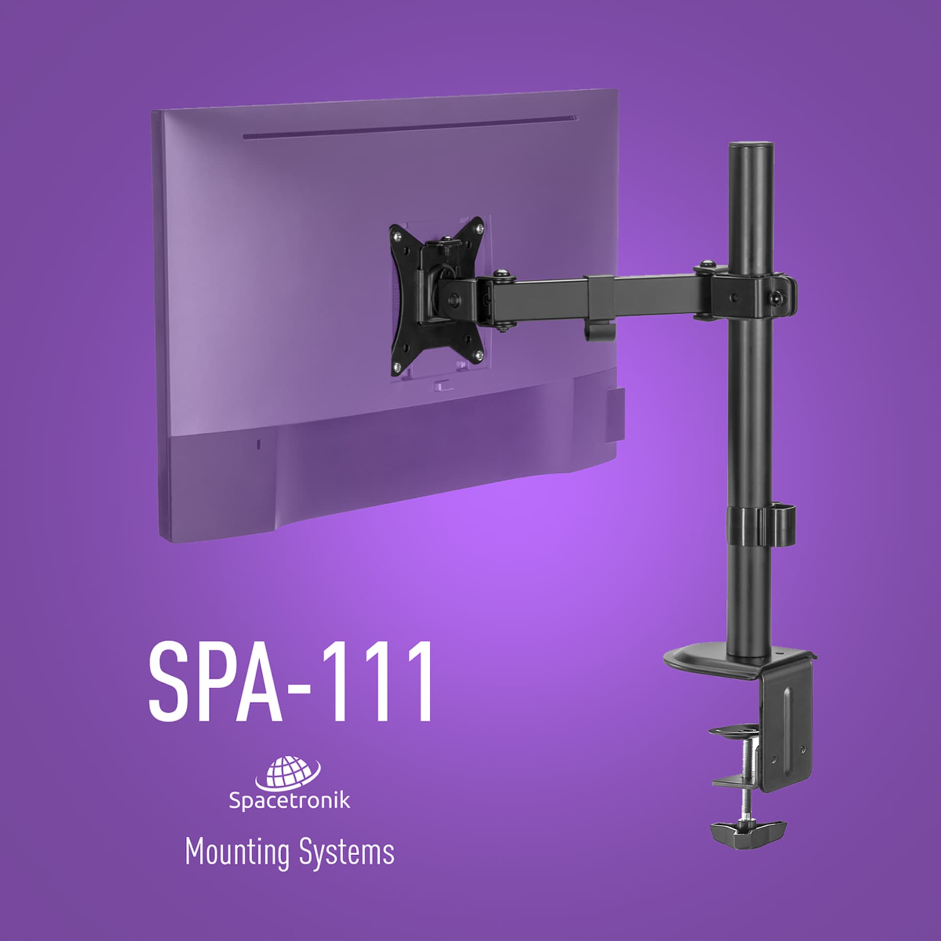 

Uchwyt monitora Spacetronik SPA-111