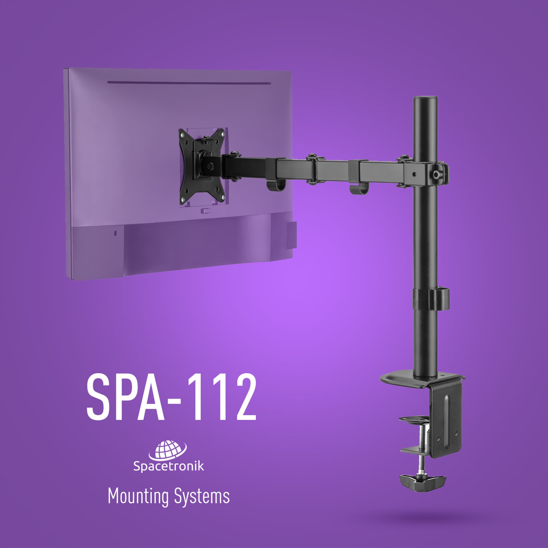 

Uchwyt monitora Spacetronik SPA-112