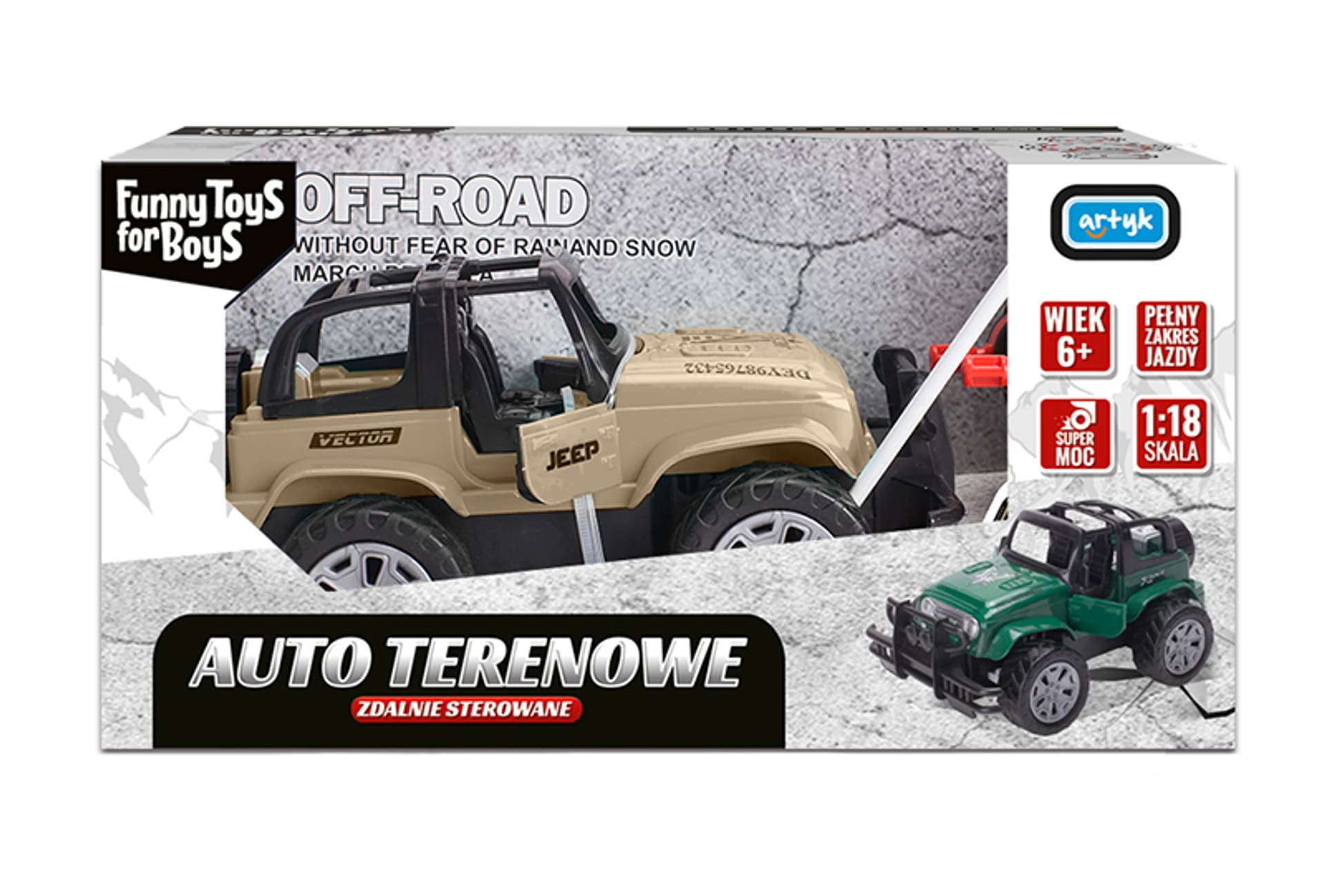 

AUTO TERENOWE ZDALNIE STEROWANE TOYS FOR BOYS