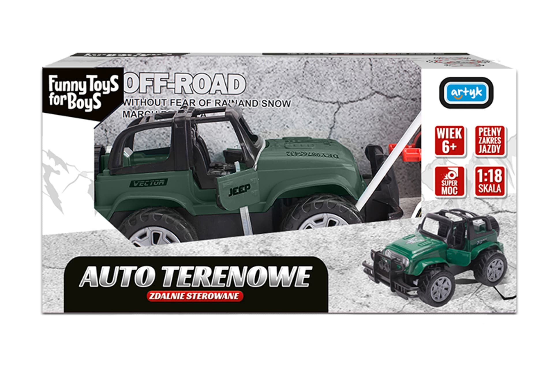 

AUTO TERENOWE ZDALNIE STEROWANE TOYS FOR BOYS