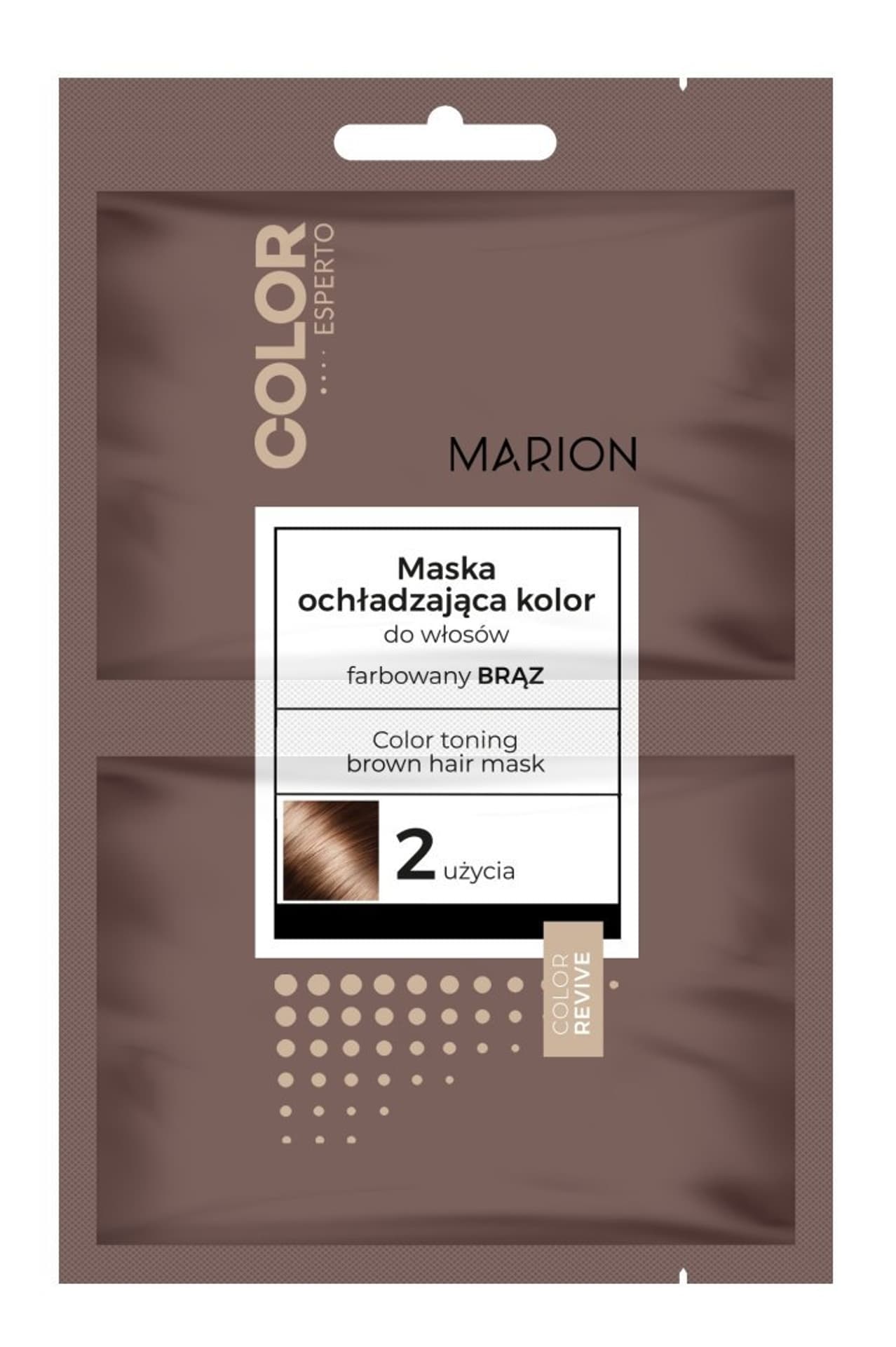 

Marion Color Esperto Maska do włosów ochładzająca kolor - farbowany brąz 20mlx2