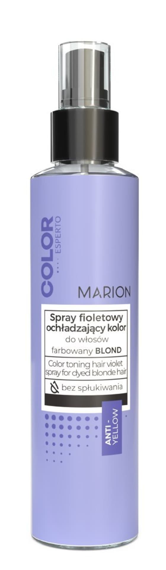 

Marion Color Esperto Spray fioletowy do włosów ochładzający kolor - farbowany blond 150ml