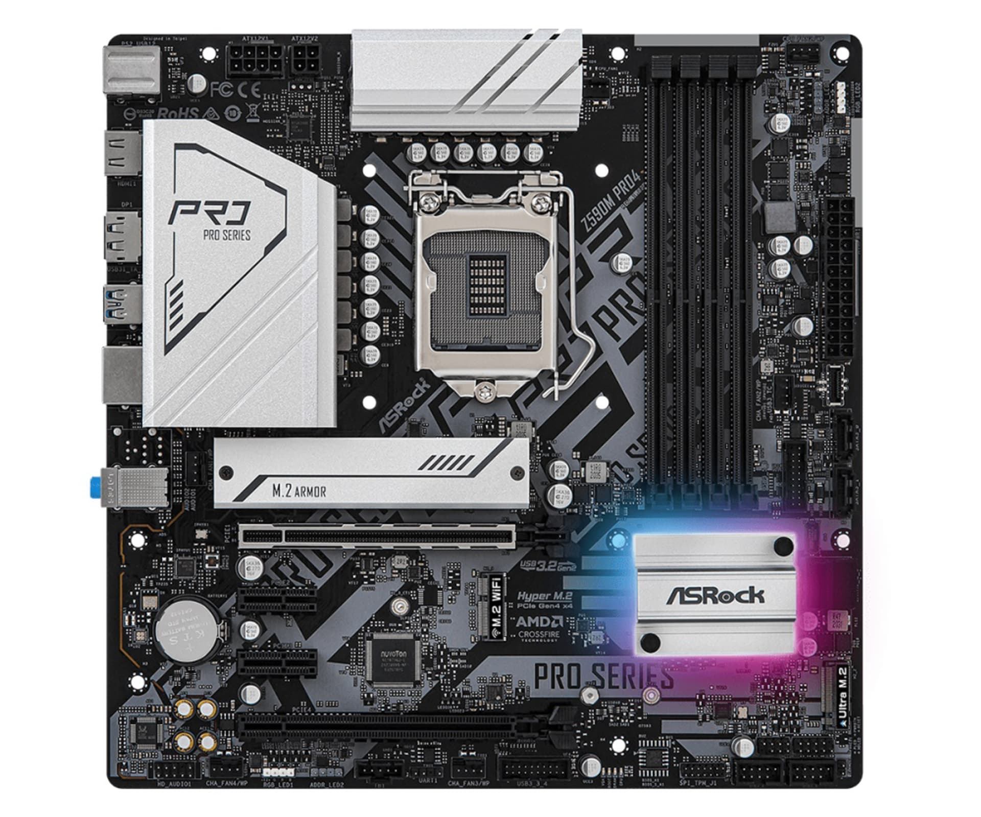 

Płyta główna ASROCK Z590M PRO4 LGA1200 MICRO ATX
