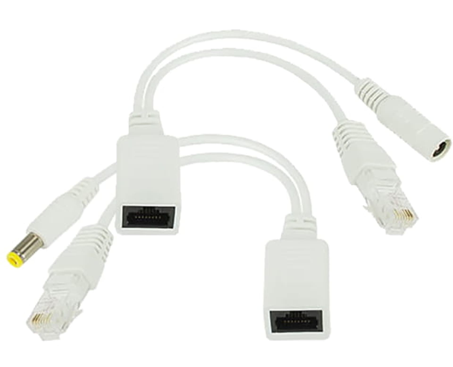

Adaptery POE na kablu. Zestaw 2 sztuki