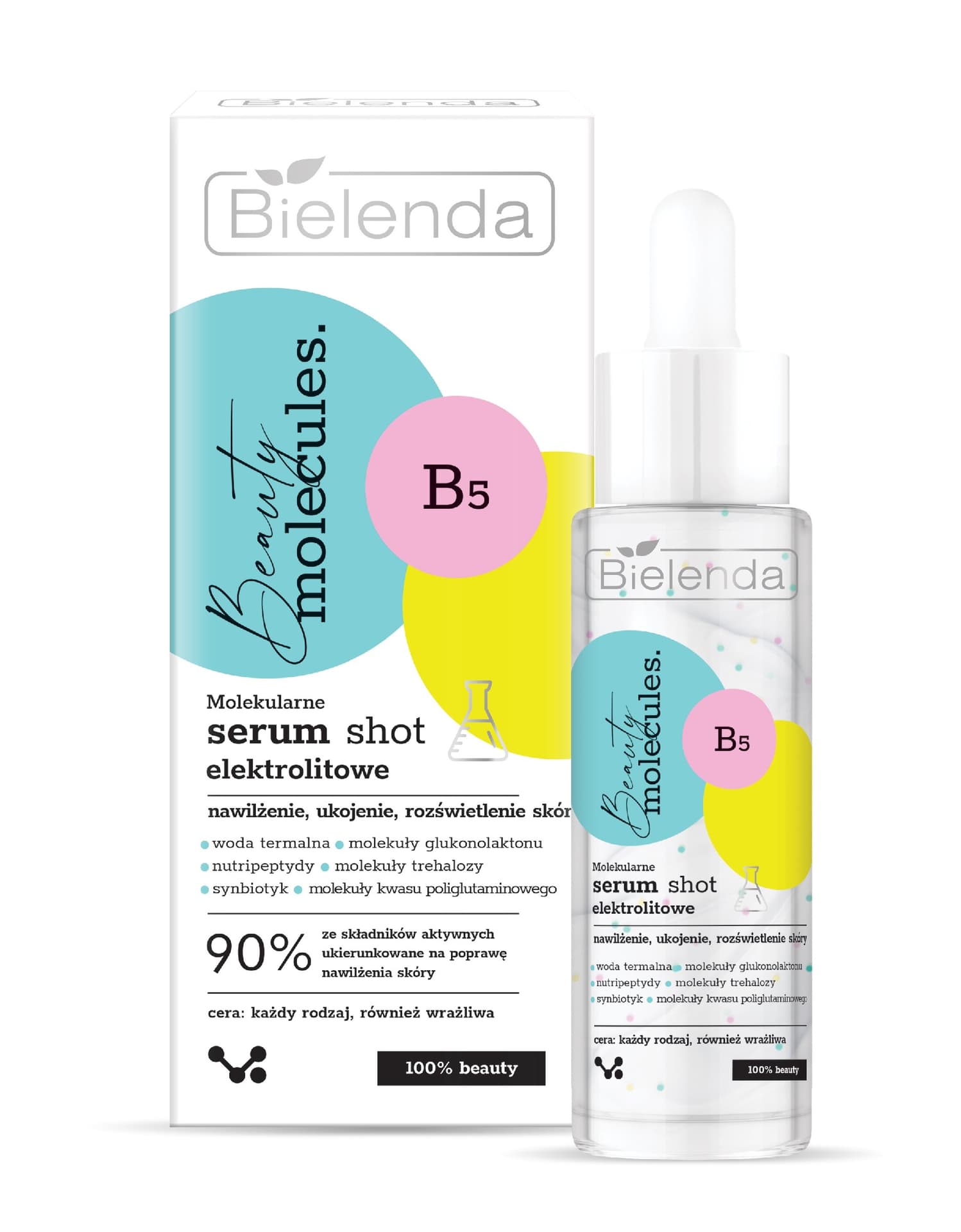 

Bielenda Beauty Molecules.Molekularne Serum Shot elektrolitowe - do każdego rodzaju cery 30ml