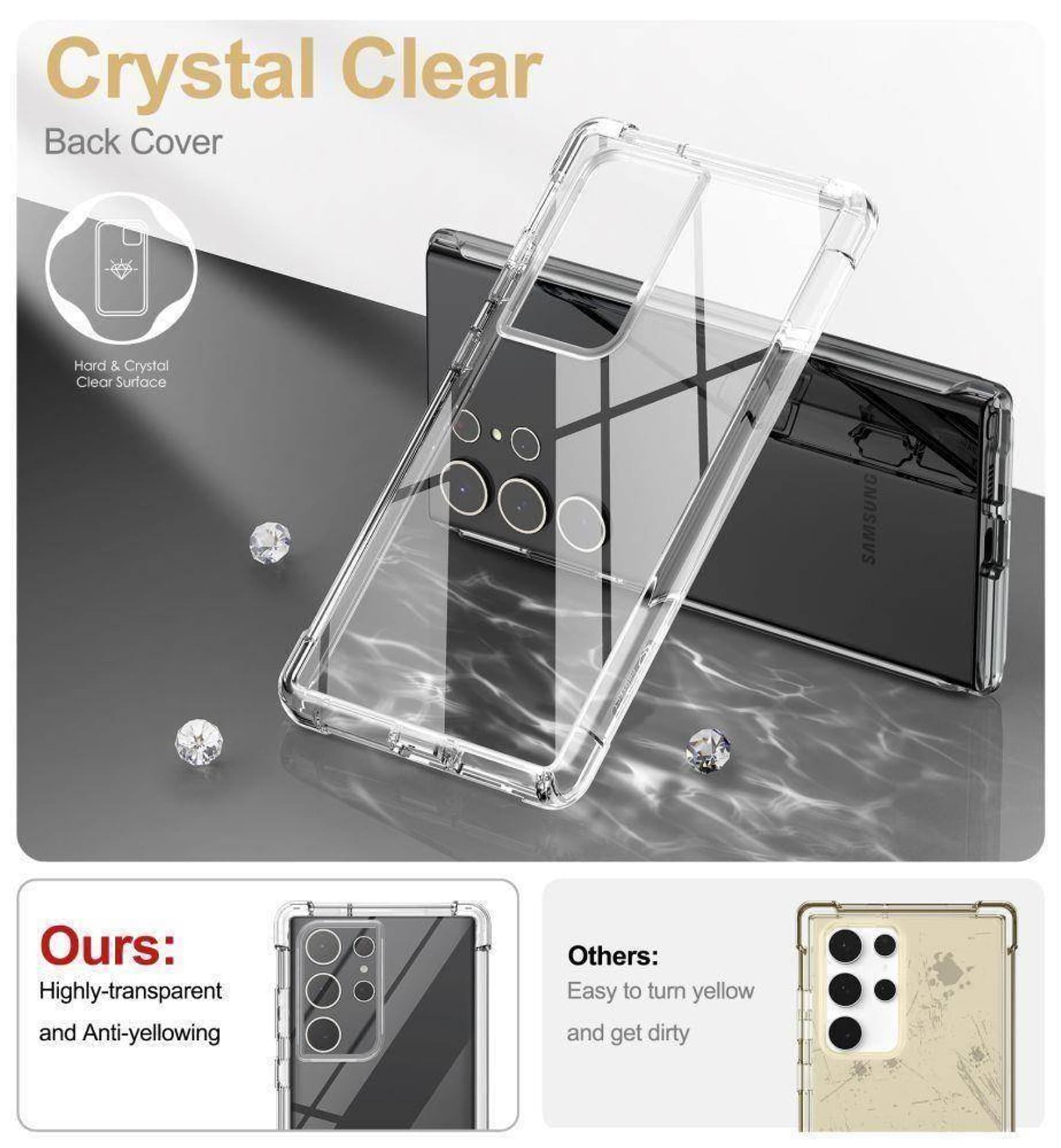 

Etui SAMSUNG GALAXY S23 ULTRA Tech-Protect Kevlar transparentne