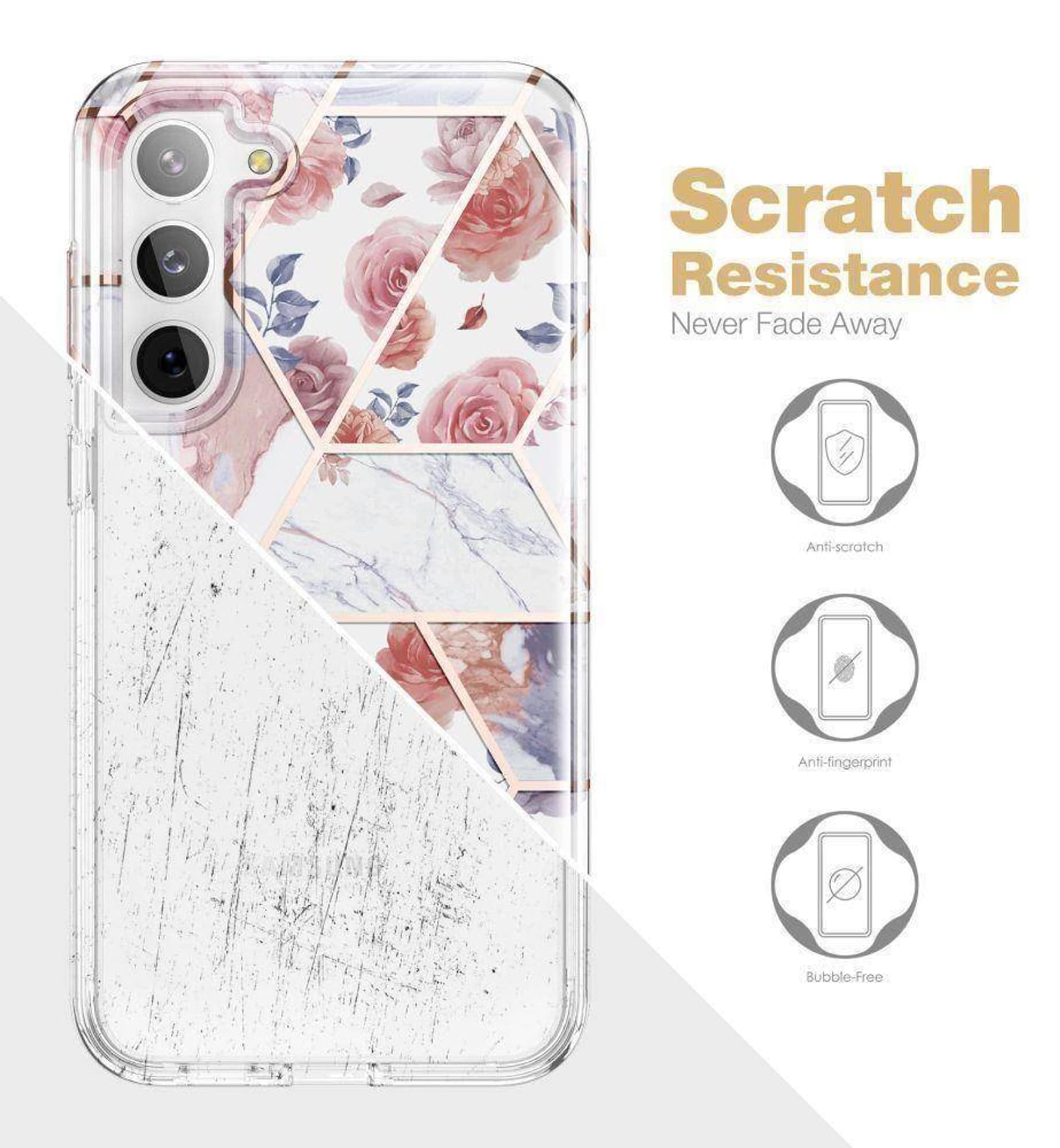 

Etui SAMSUNG GALAXY S23 Tech-Protect Velar Marble różowe