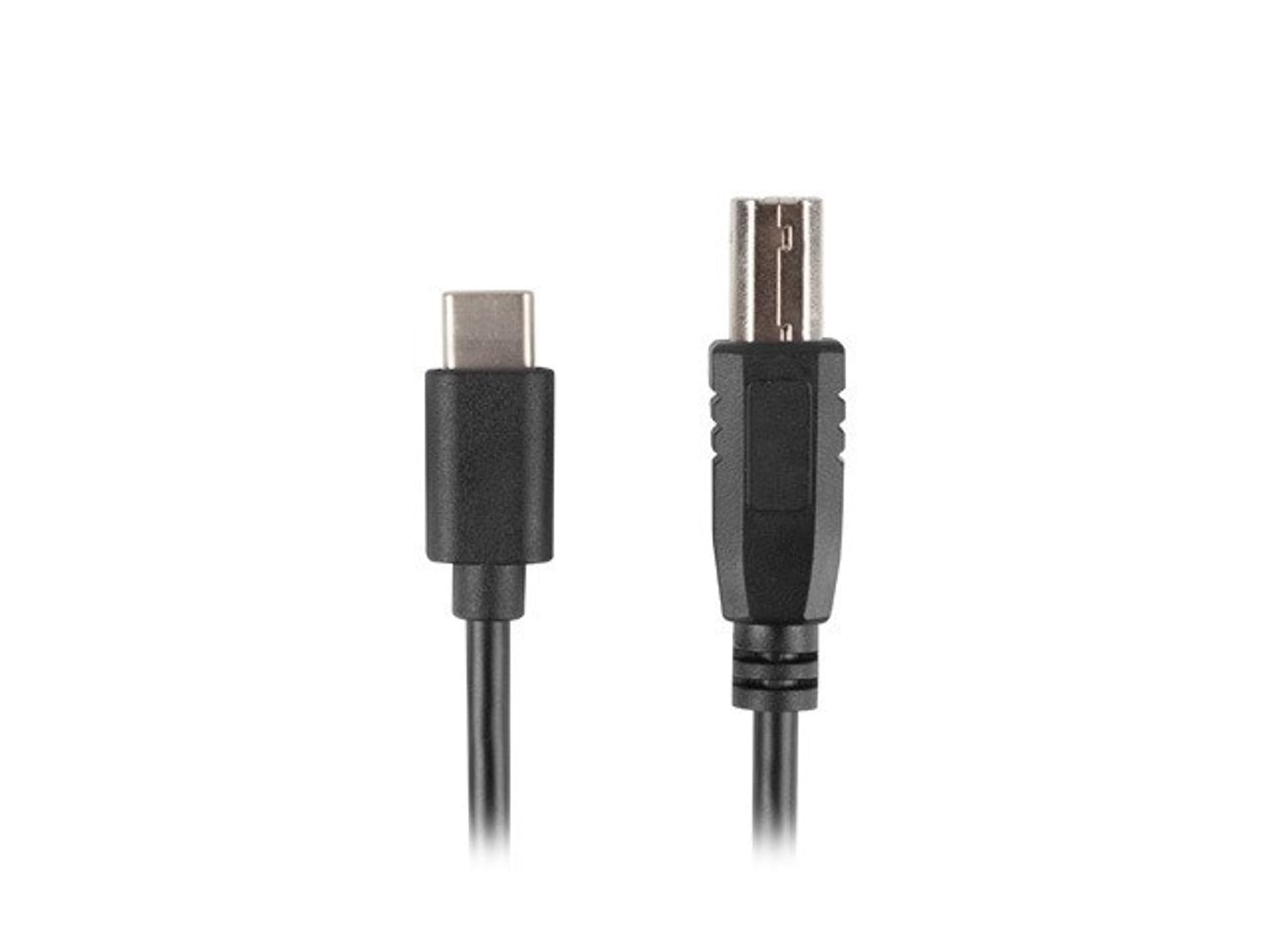 

LANBERG KABEL USB-C -> USB-B M/M 2.0 3M FERRYT CZARNY CA-USBA-14CC-0030-BK