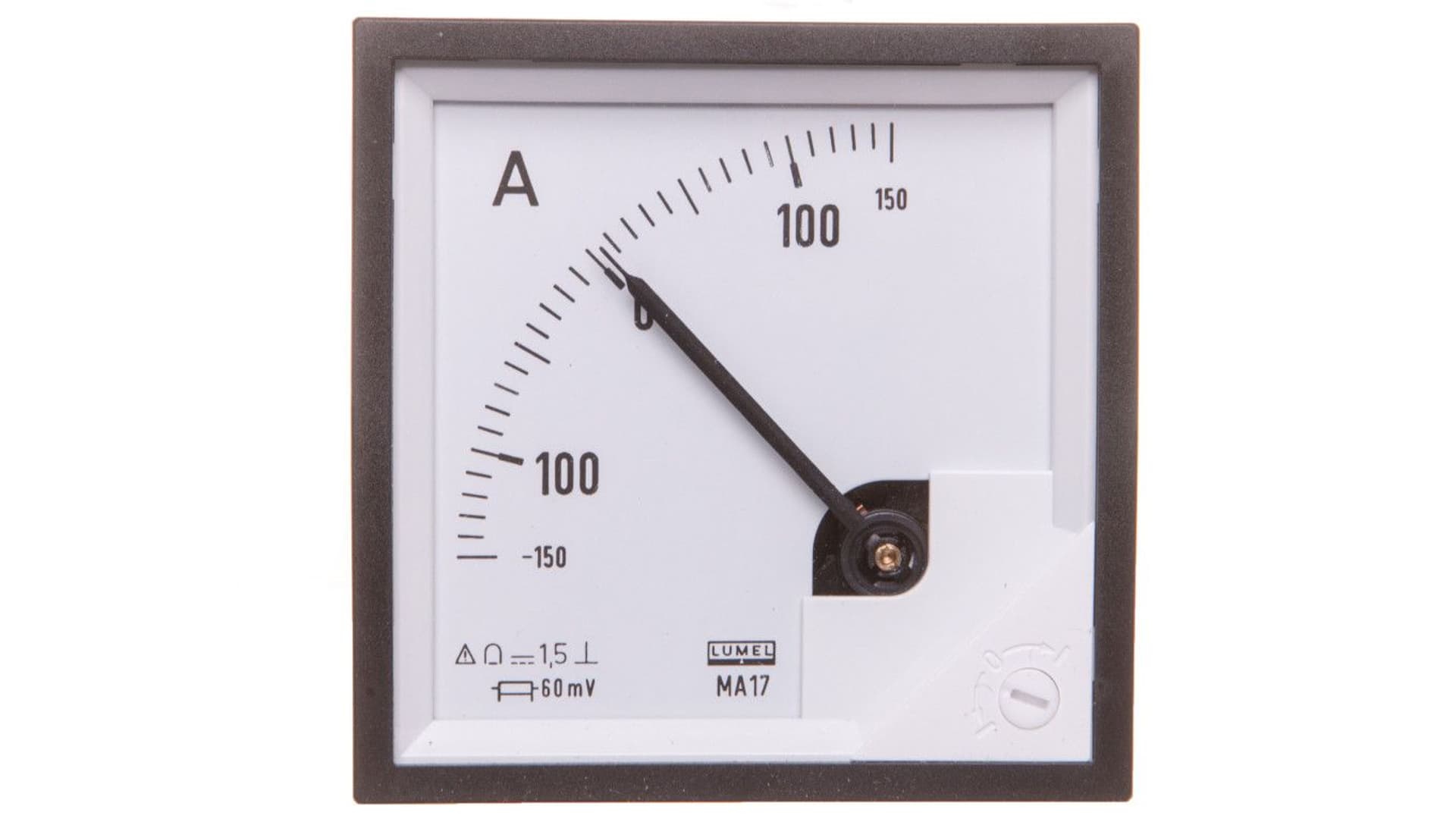 

Amperomierz analogowy 72x72 N IP50 BB17 +/-150A/+-60mV pozycja pracy C3 K=90 st. bez atestu KJ MA17N BB1700000000