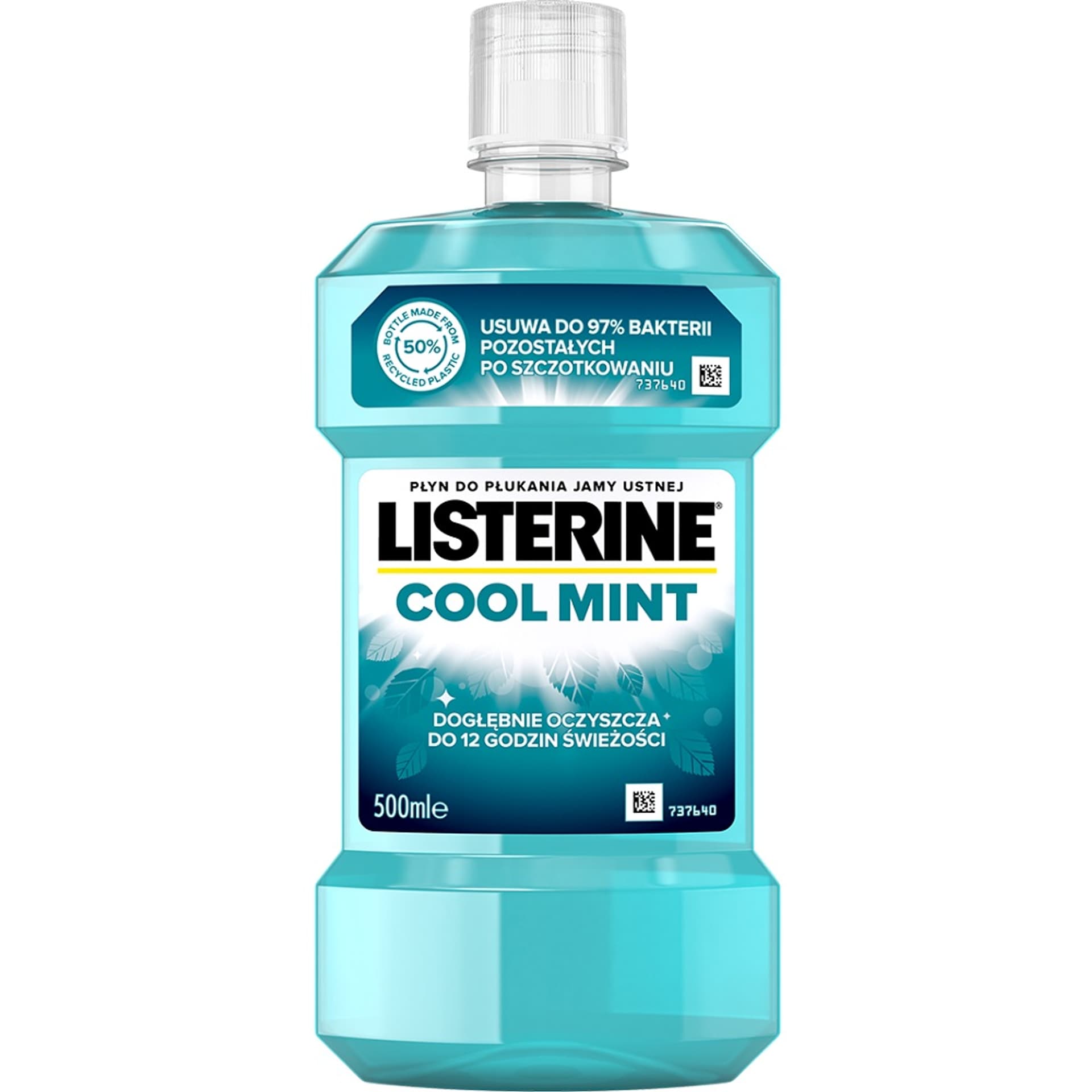 

LISTERINE Cool Mint płyn do płukania jamy ustnej 500ml