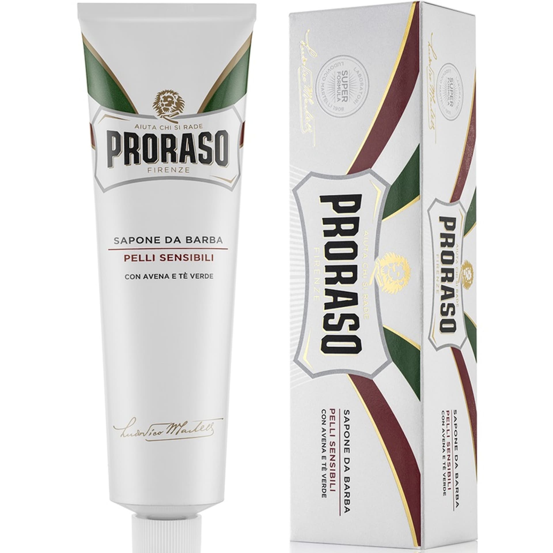 

Proraso White Sapone Da Barba łagodzący krem do golenia w tubce 150ml