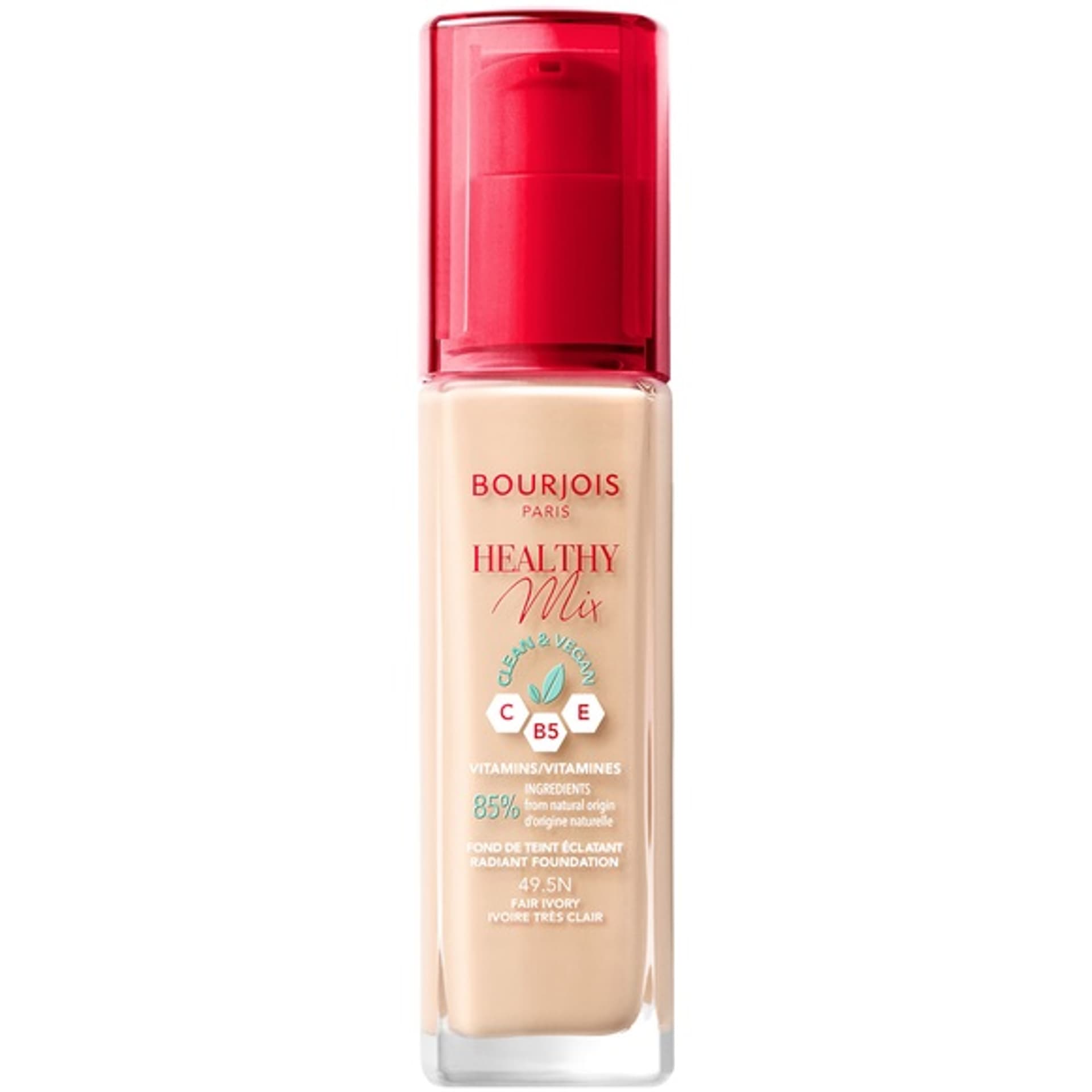 

BOURJOIS Healthy Mix CleanVegan podkład do twarzy 49,5 Fair Ivory 30ml