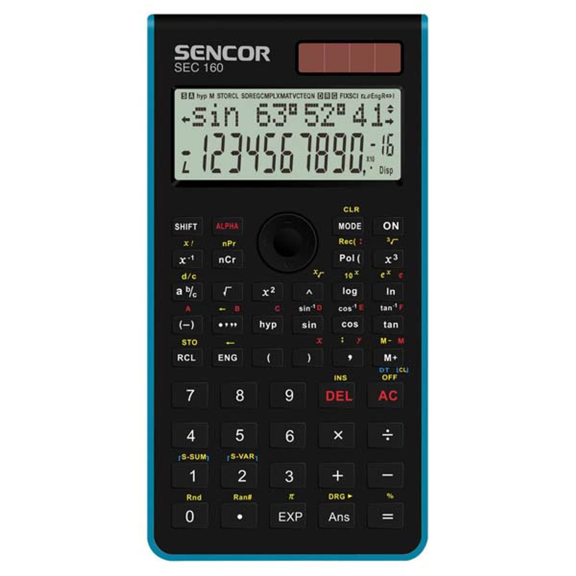 

Kalkulator szkolny naukowy SEC 160 BU