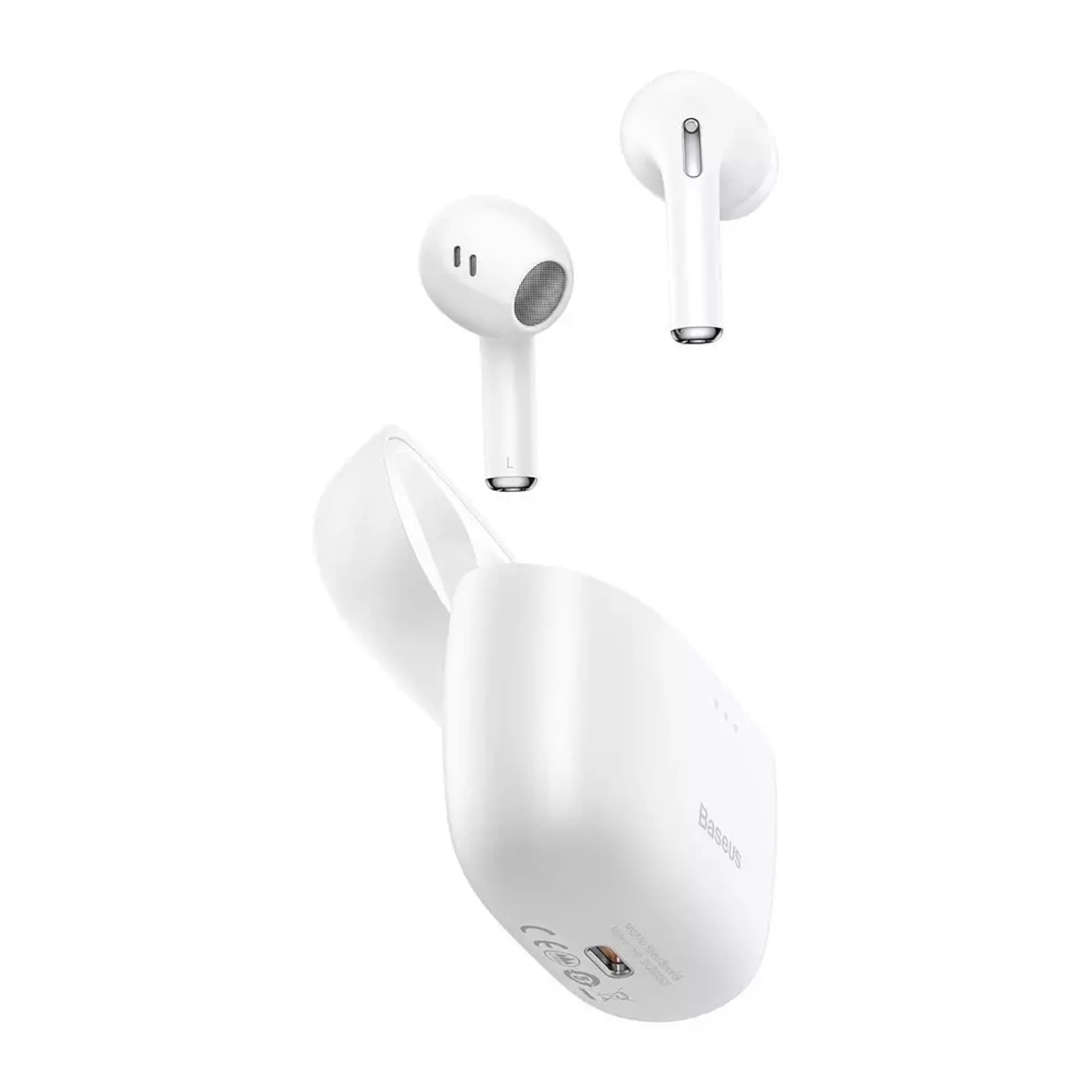 

Słuchawki Baseus E8 bezprzewodowe Bluetooth 5.0 TWS douszne wodoodporne IPX5 czarny (NGE8-01)