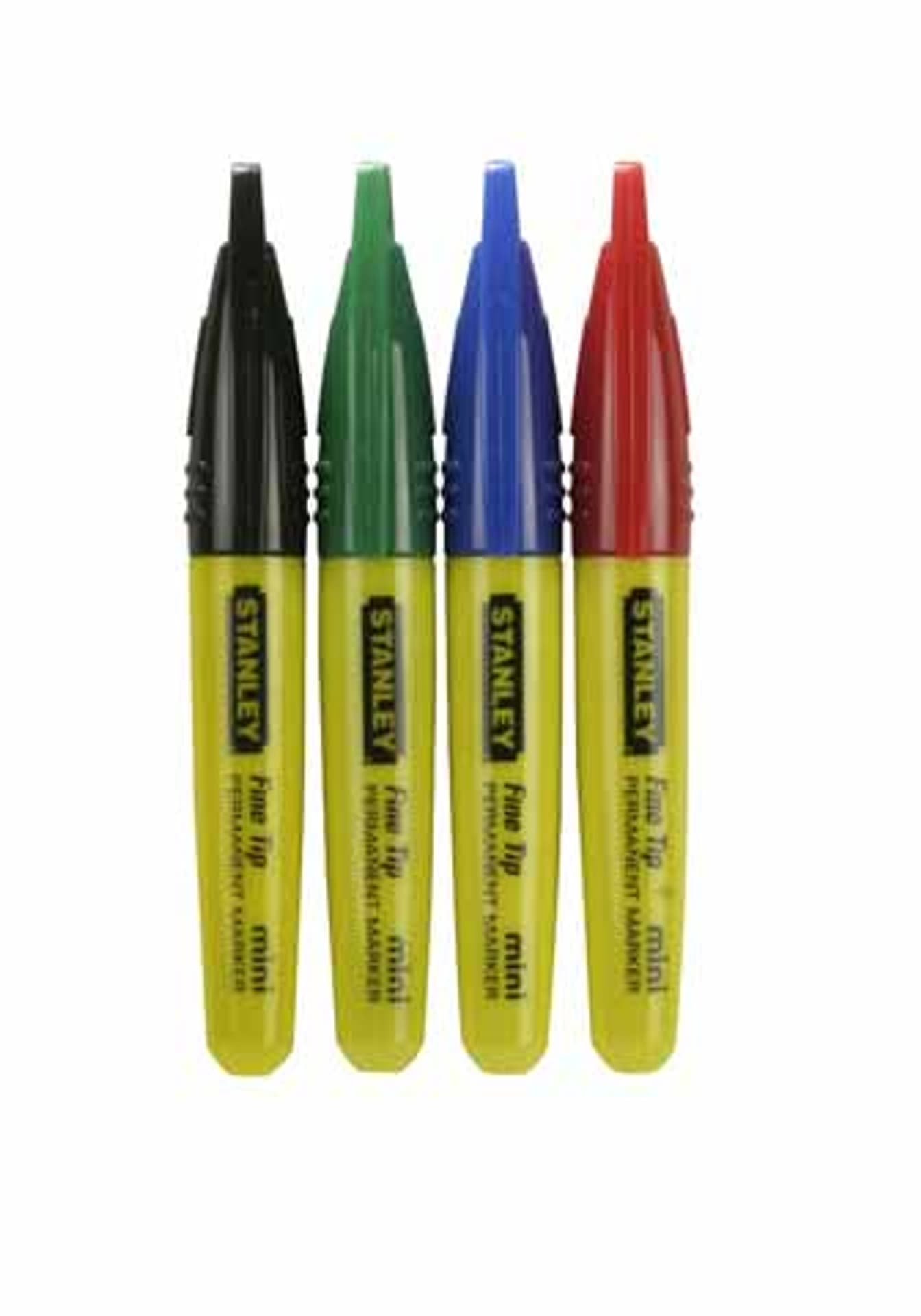 

473291 Markery mini 4 kolory okrągła końcówka Stanley