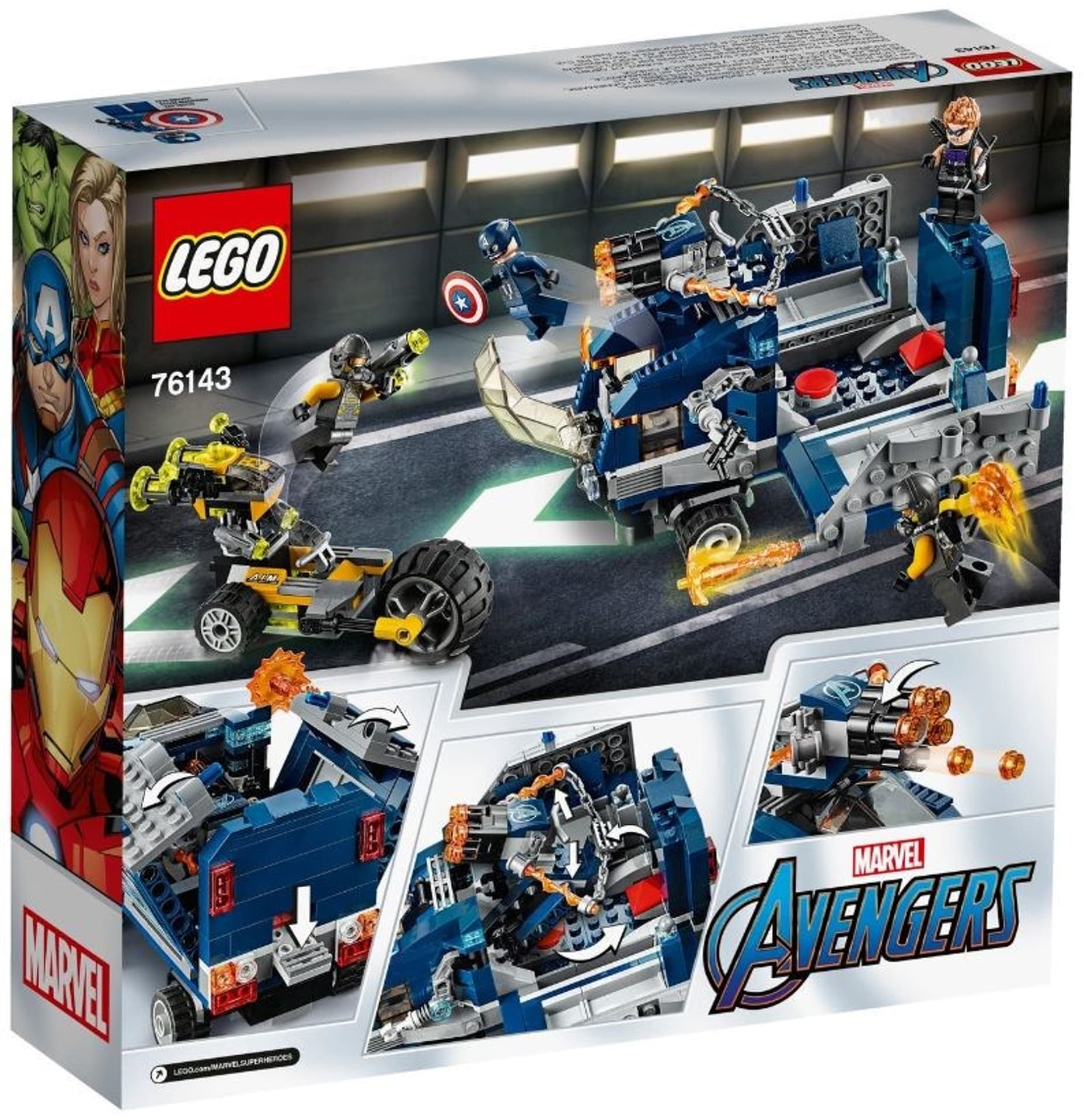

LEGO Marvel 76143 Avengers Zatrzymanie ciężarówki